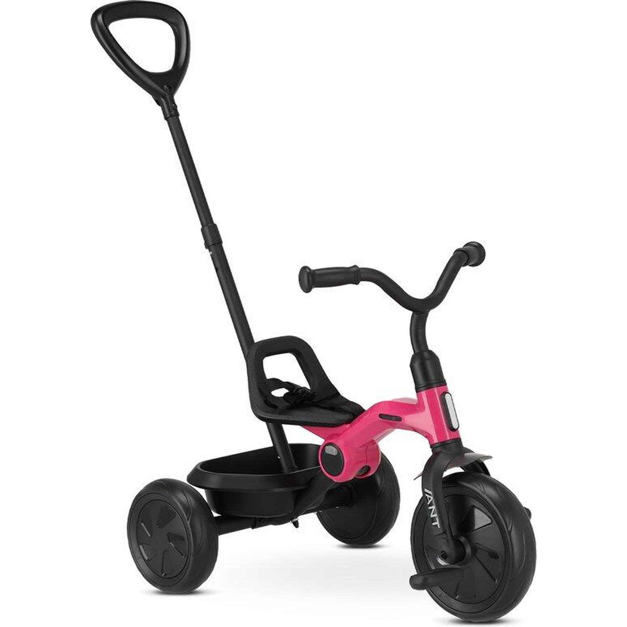 Trójkołowiec dla dzieci z rączką do pchania Qplay Ant