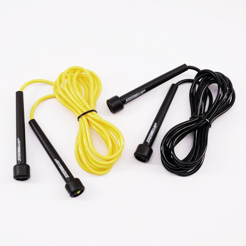 Skakanka bokserska StormCloud Basic Beginner, regulowana kolor Żółty