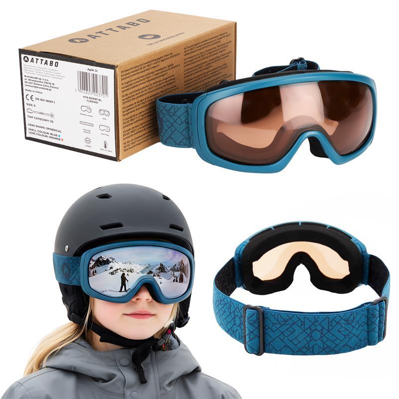 Gogle narciarskie dziecięce ATTABO Apik Jr Anti-Fog