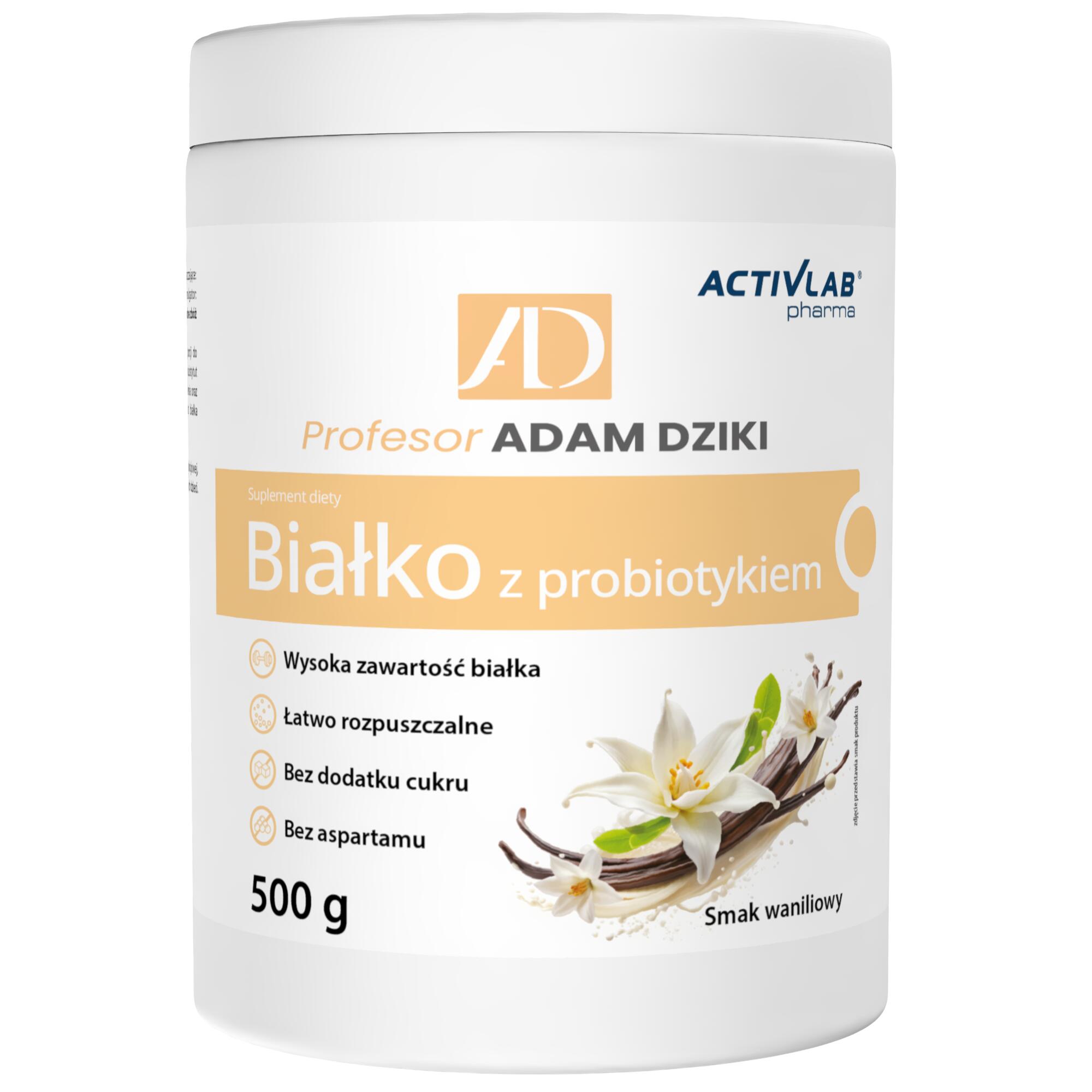 Białko z probiotykiem profesor Adam Dziki wanilia Activlab