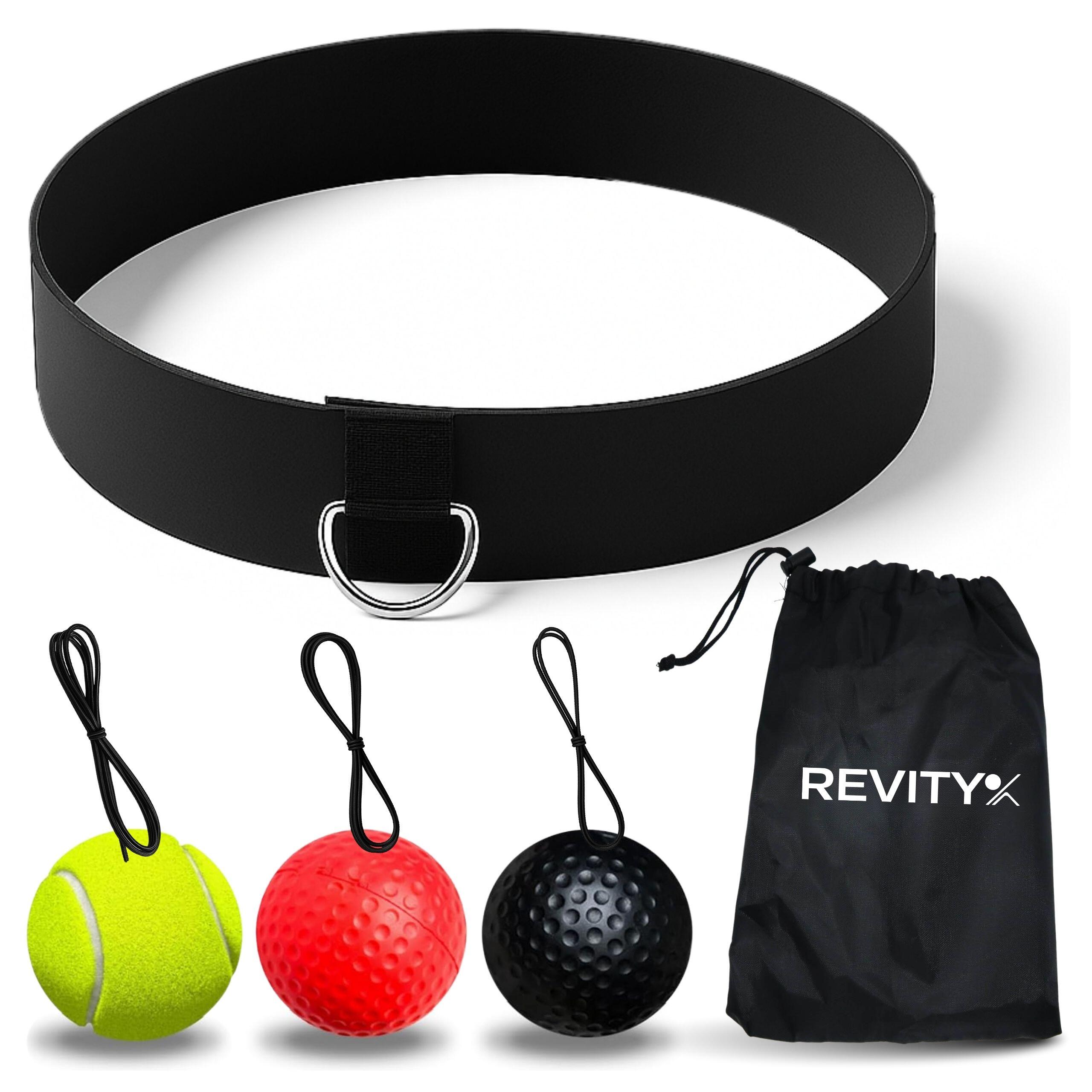 Piłka refleksowa do boksowania -zestaw 3 szt. Reflexball Revity