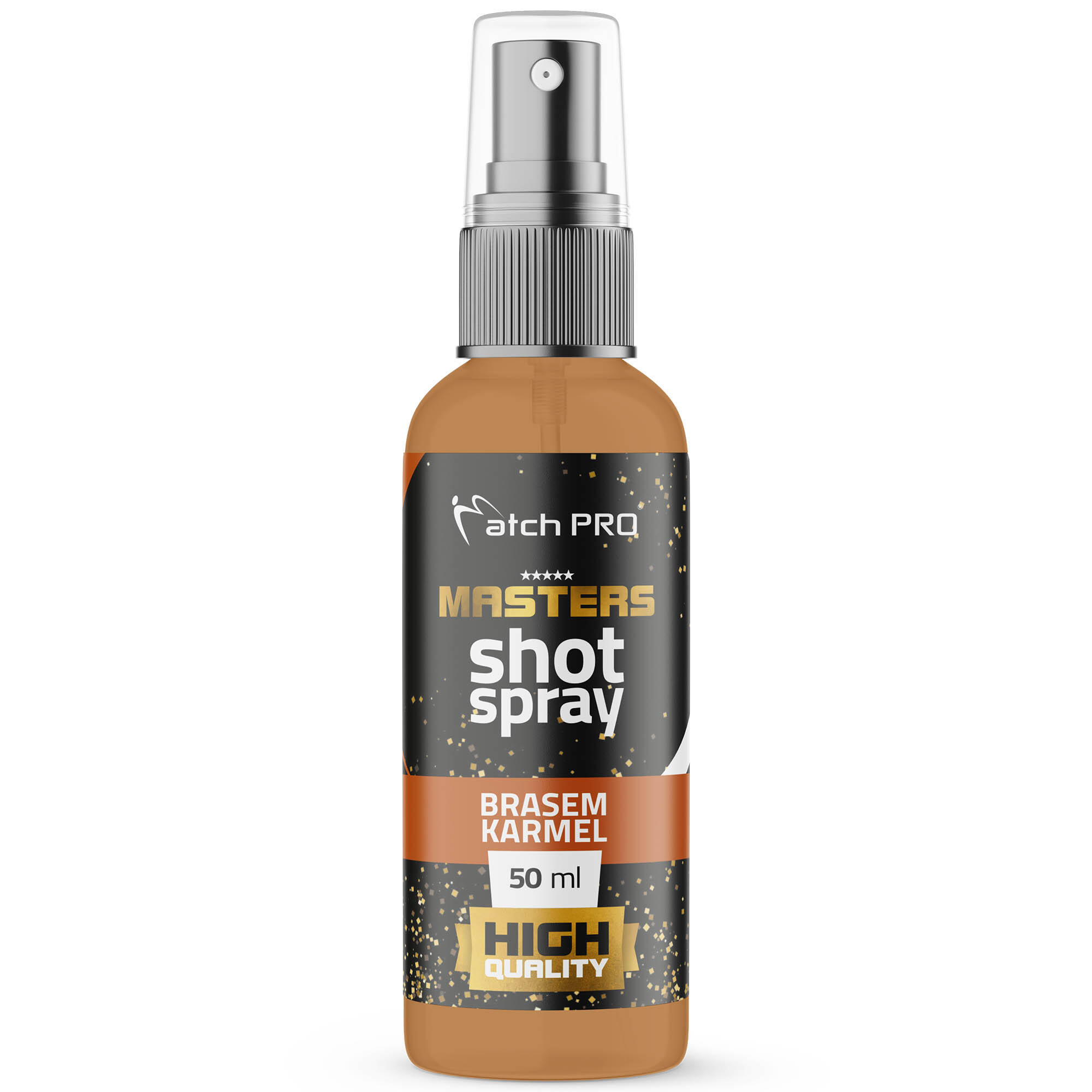Spray Dodatek Do Przynęt Kulek Matchpro Masters Shot Brasem Carmel 50Ml