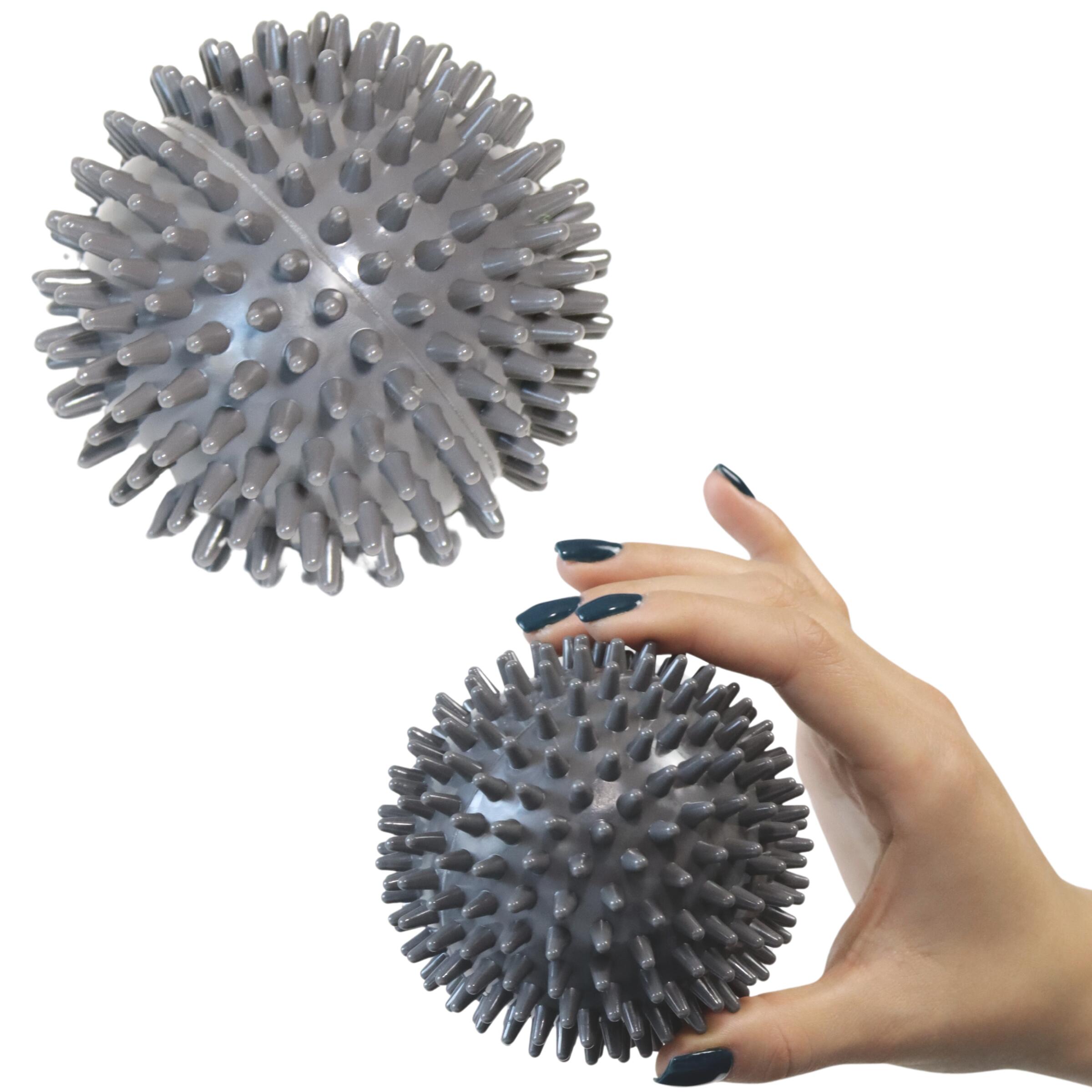 Piłeczka z kolcami do masażu i fizjoterapii 9cm fit.me