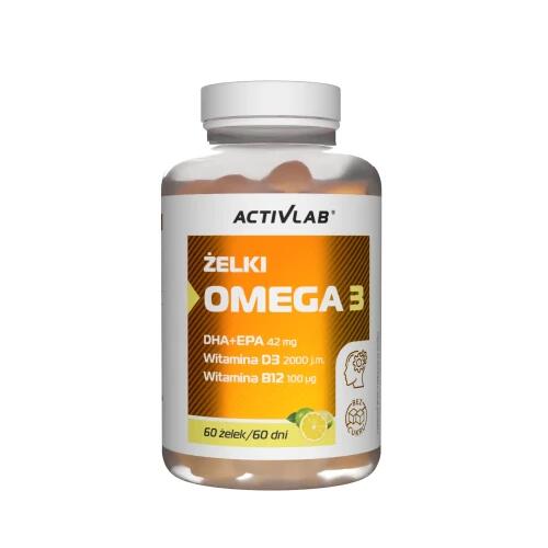 Wsparcie układu nerwowego i serca Żelki Omega 3 Activlab