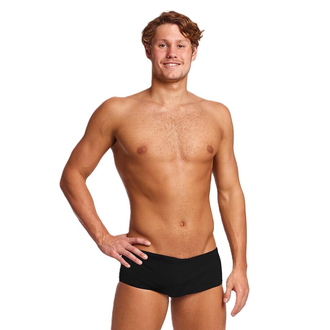 Kąpielówki męskie spodenki na basen plażę Funky Trunks Still Black