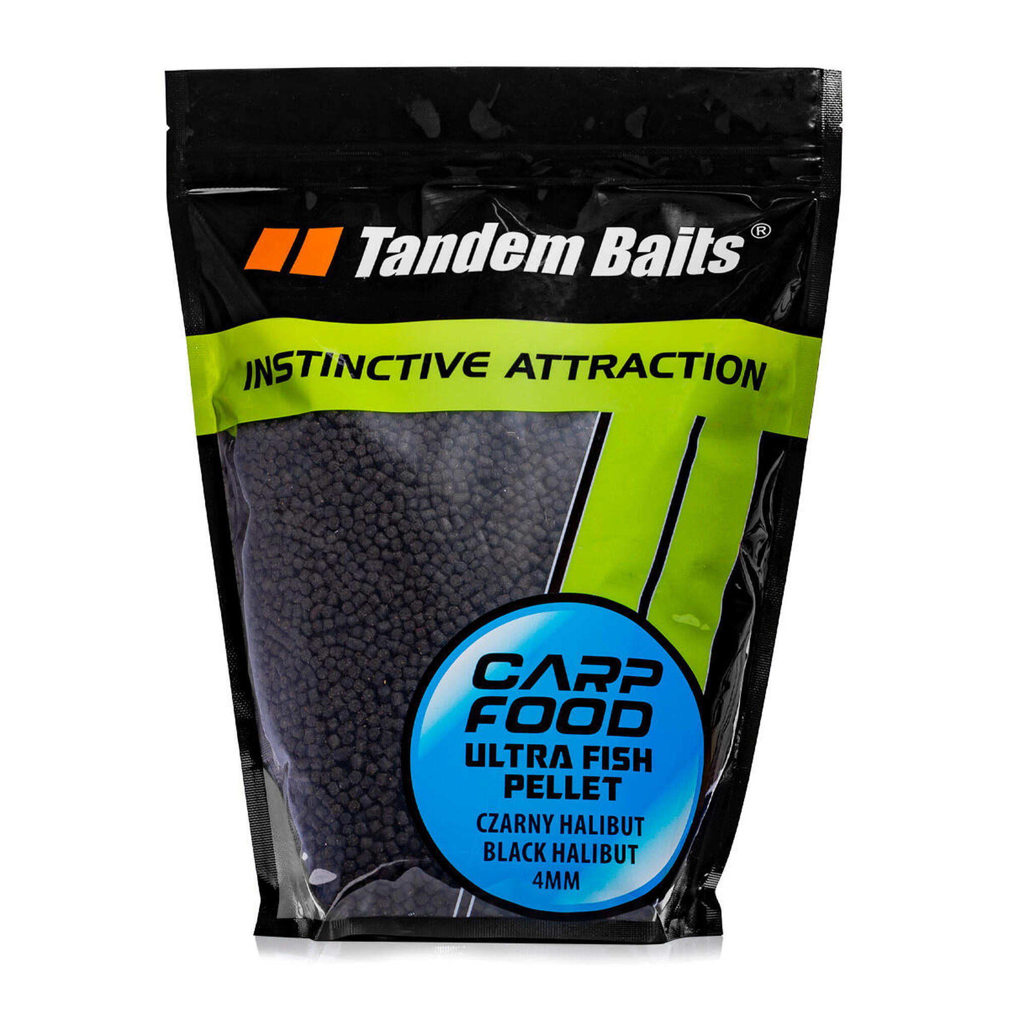 Pellet karpiowy Carp Food Ultra Fish Pellet Czarny Halibut 4mm /1kg