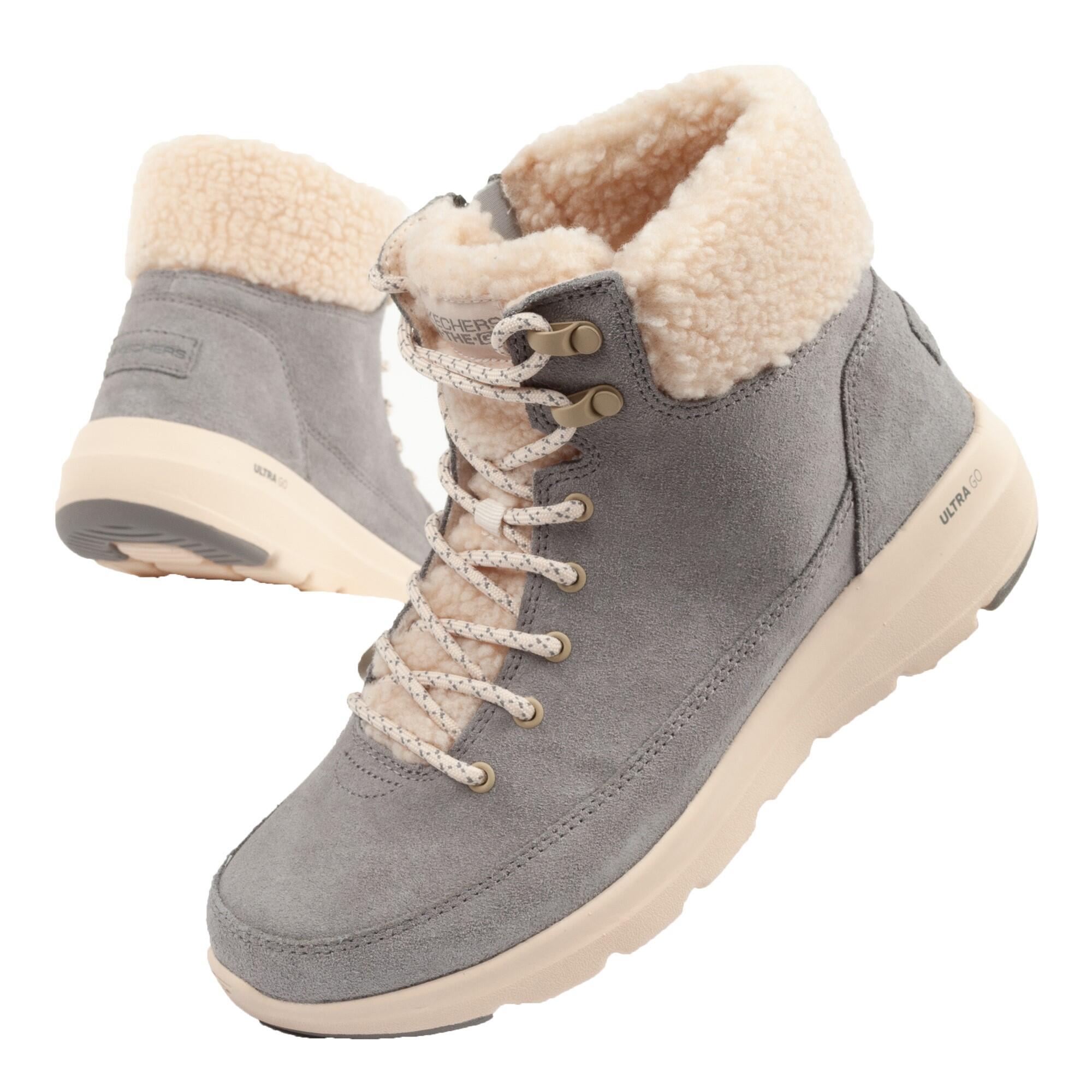 Buty zimowe sportowe damskie Skechers Glacial Ultra-Woodlands