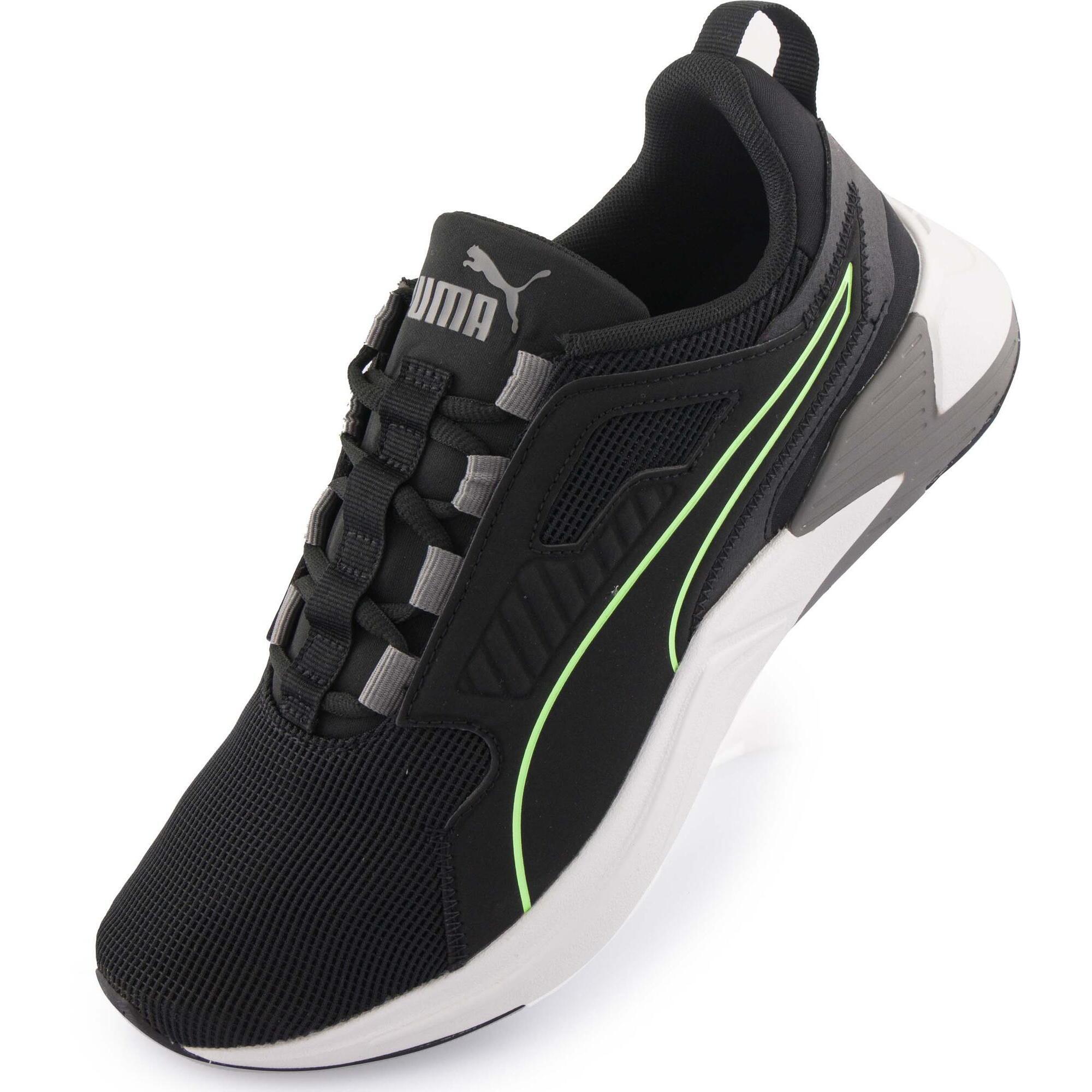 PUMA XT Sneakers Męskie - Czarno-Zielono-Szare, Rozmiar 41