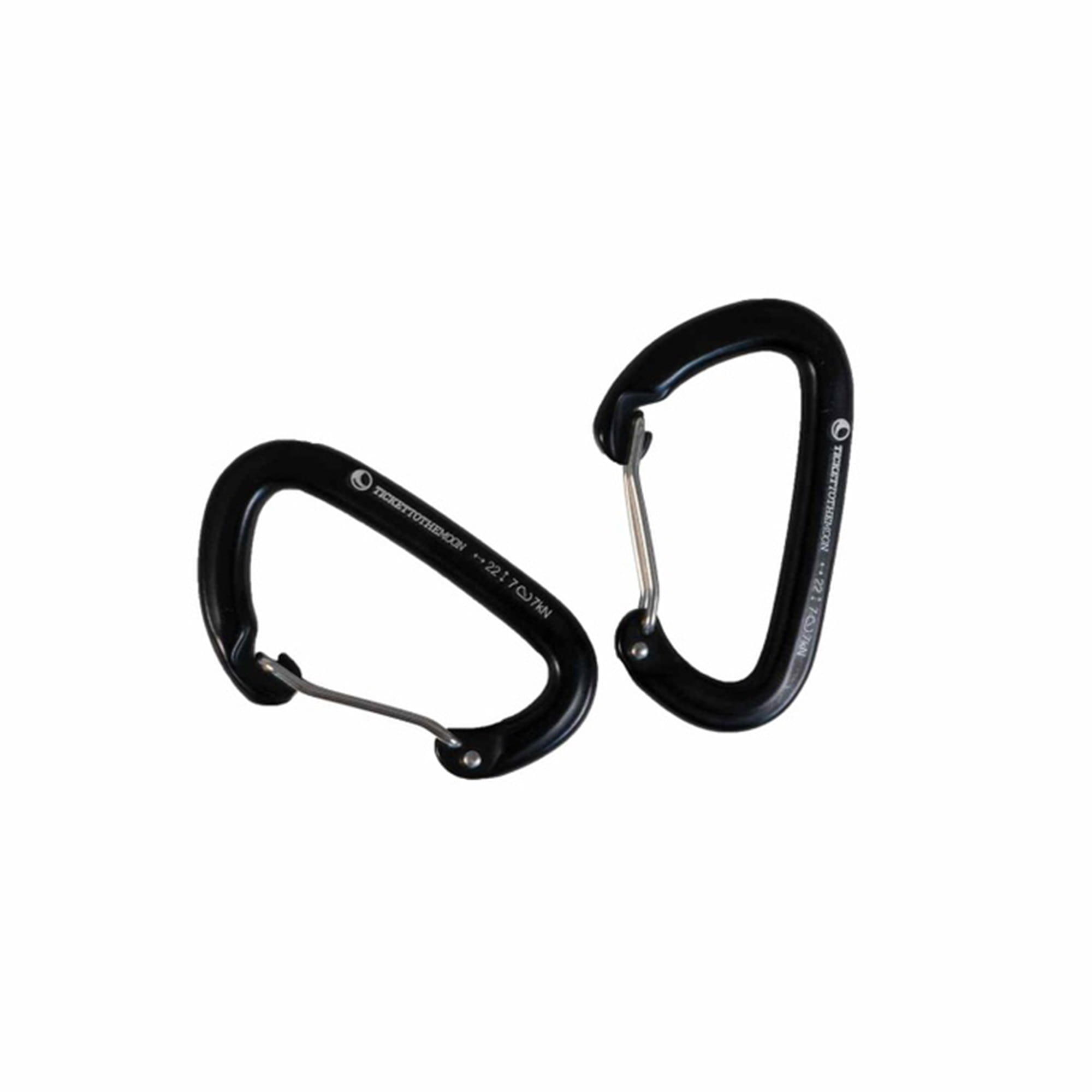 Karabinki do montażu hamaków i foteli hamakowych Ticket to the Moon 22kN