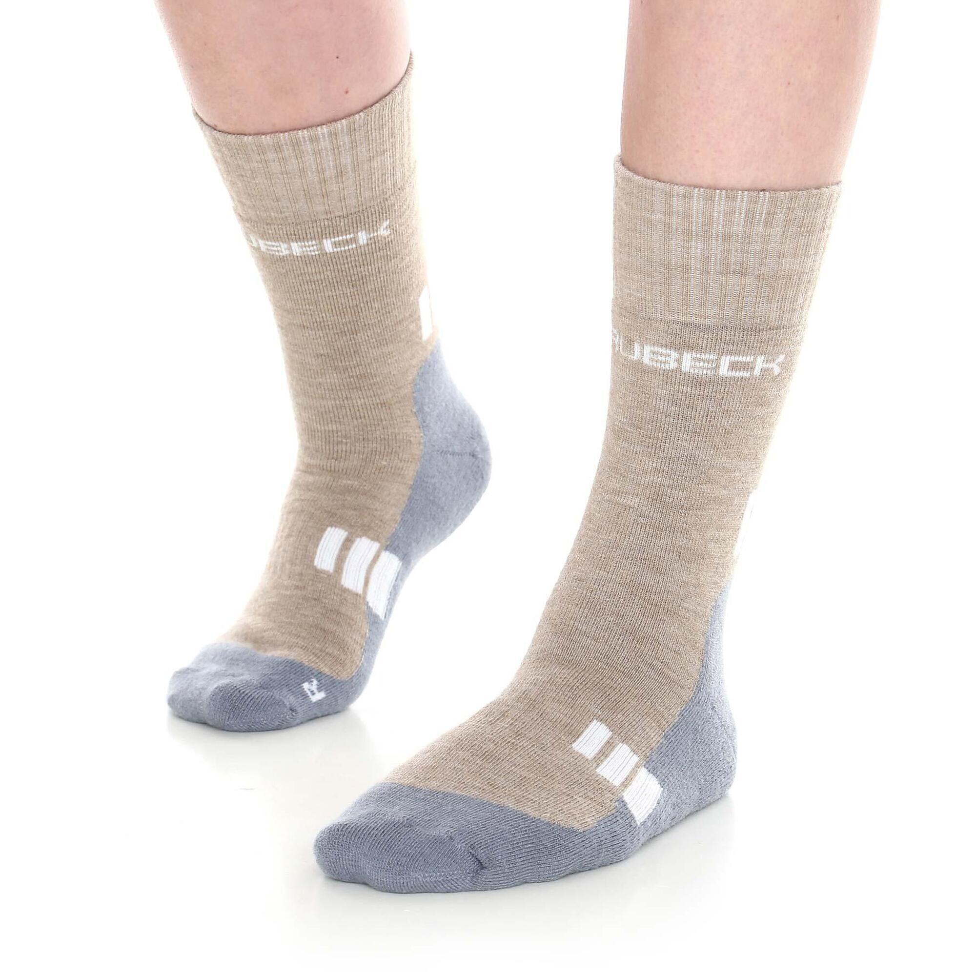 Skarpety damskie trekkingowe z wełną merino Brubeck Trekking Light