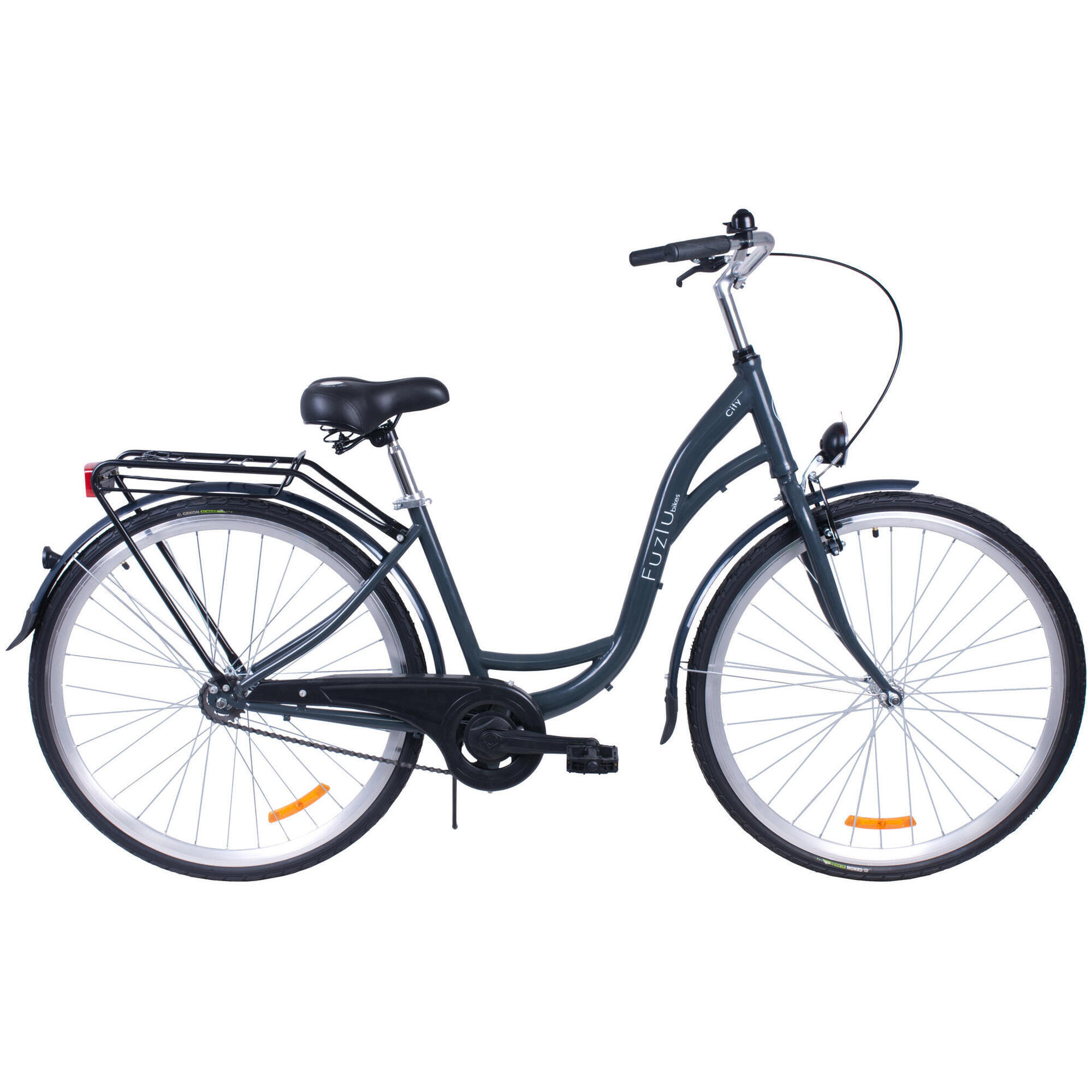Rower miejski 28 Fuzlu City S1 grafitowy