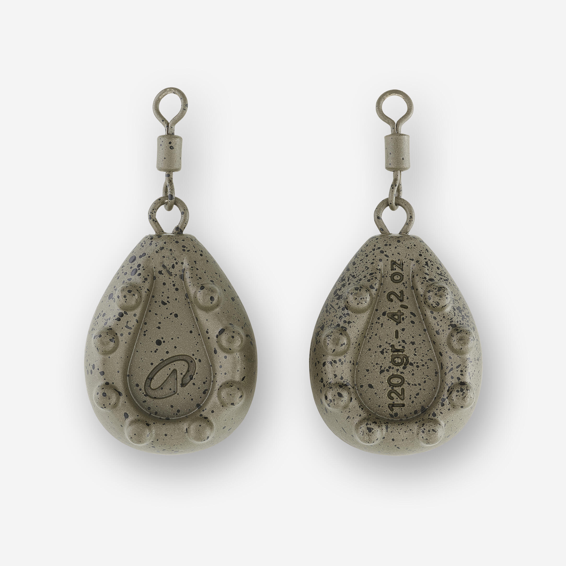 Ciężarek karpiowy Caperlan Grippa 120 g (x2)