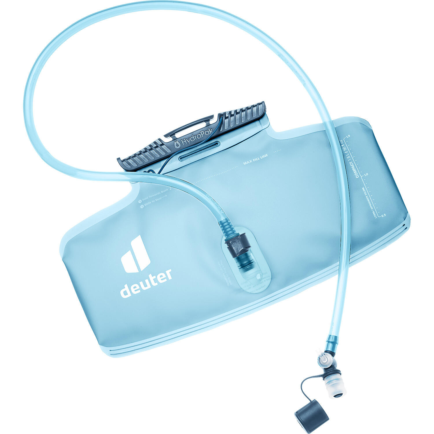 Bukłak na wodę Deuter Streamer SQ 1.5 L - hydrablue