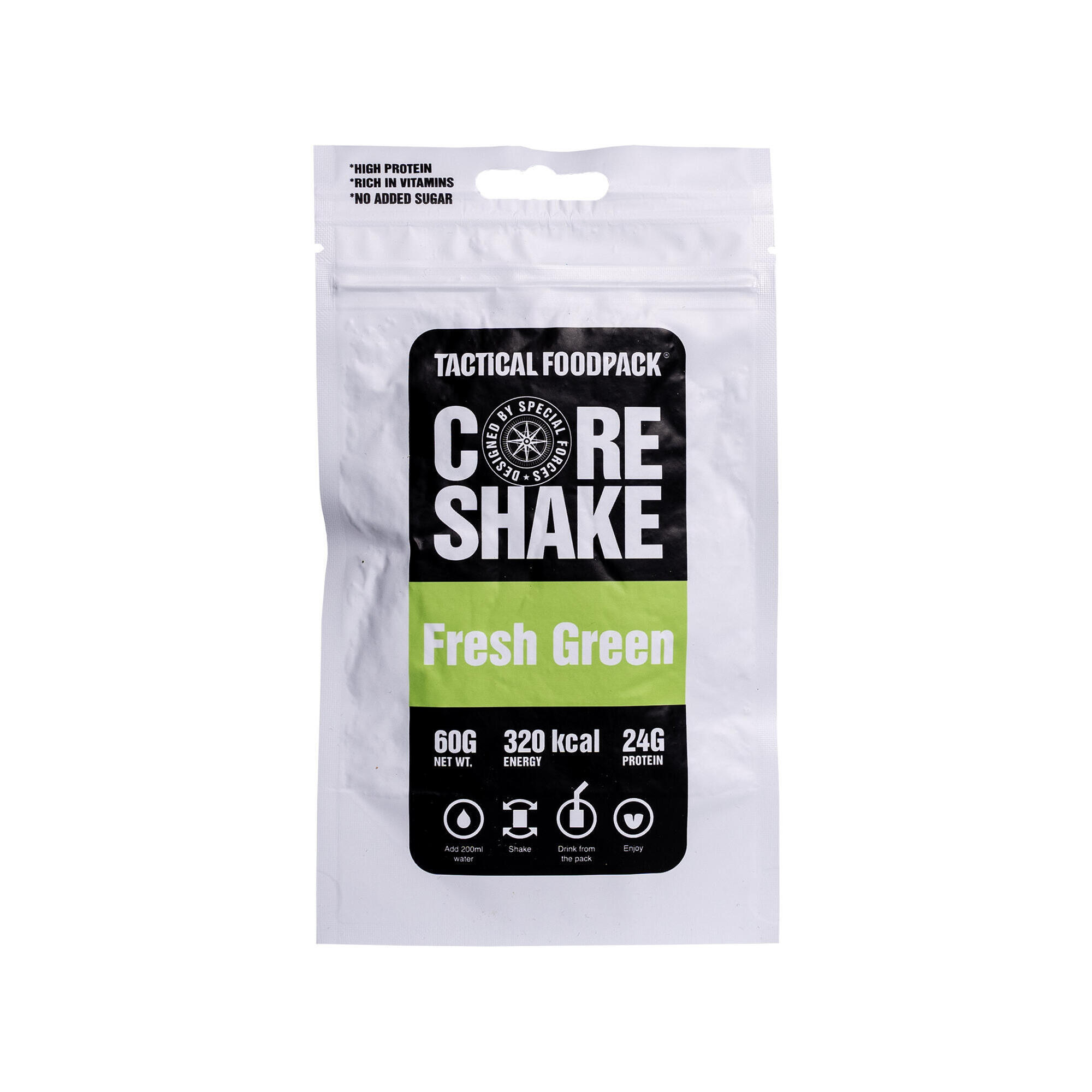 Napój białkowy Tactical Foodpack Core Shake Fresh Green 260 ml