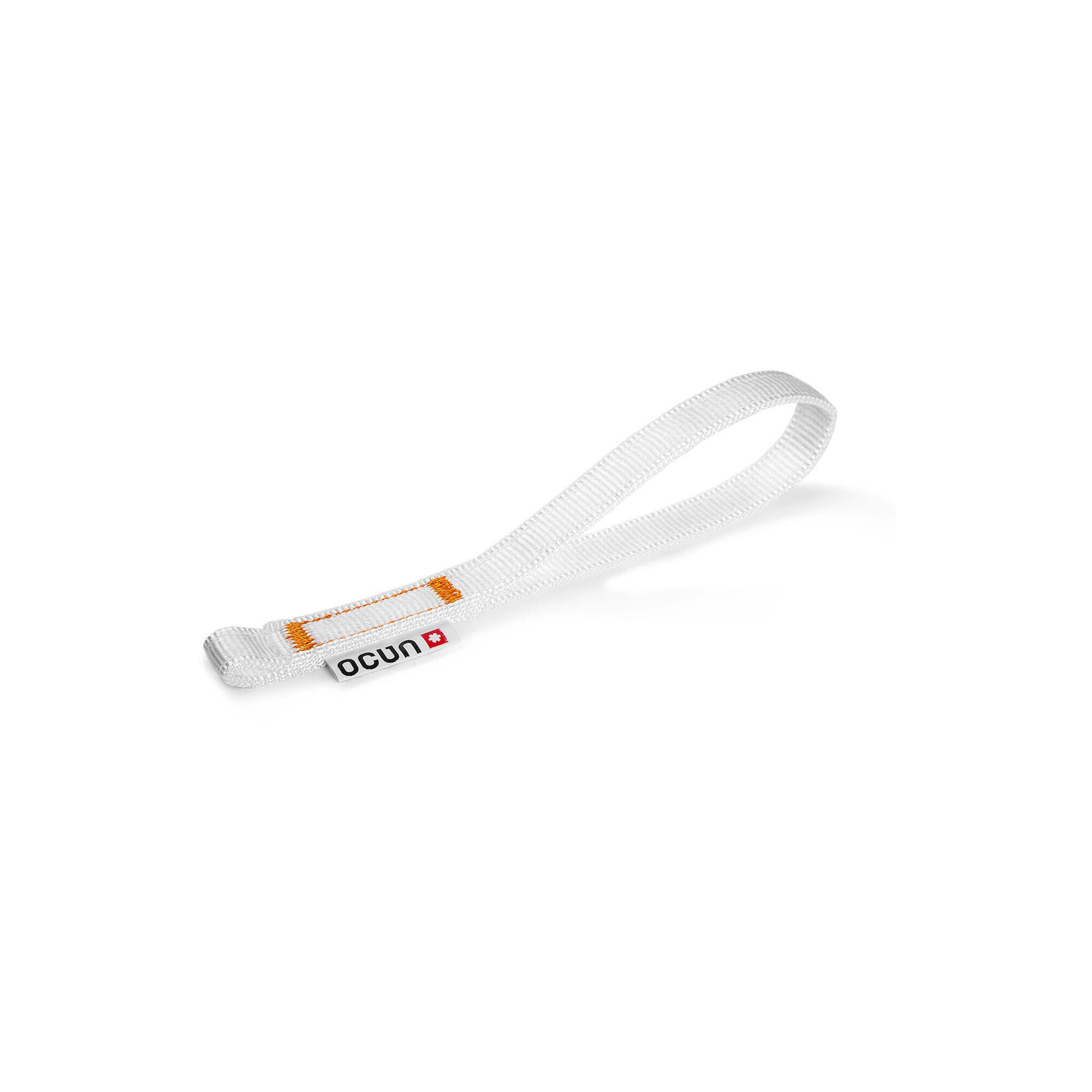 Taśma do ekspresów Ocun Quickdraw Ring Bio-Dyn 15 mm 20 cm - white/orange