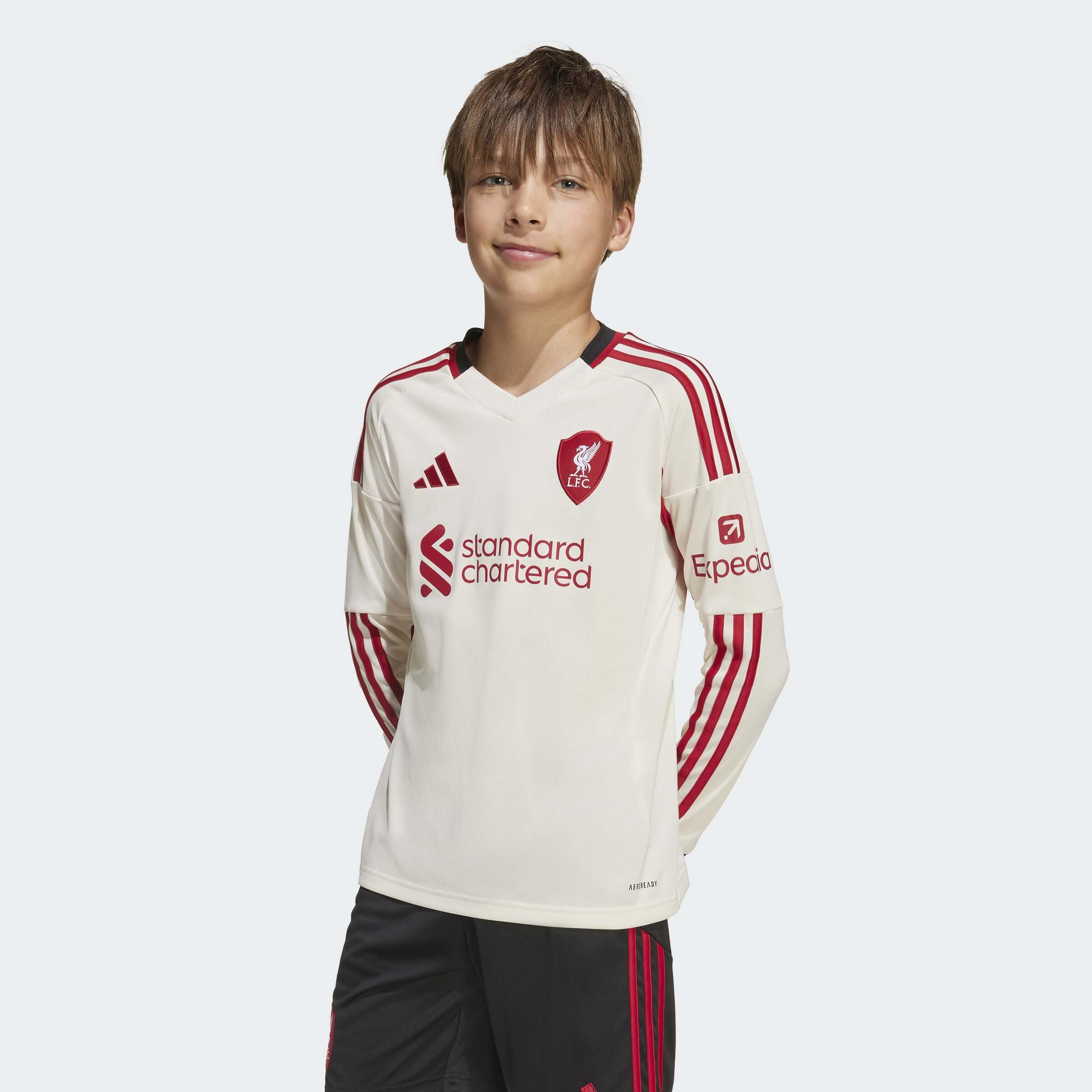 Koszulka Liverpool FC 25/26 Long Sleeve Away Kids