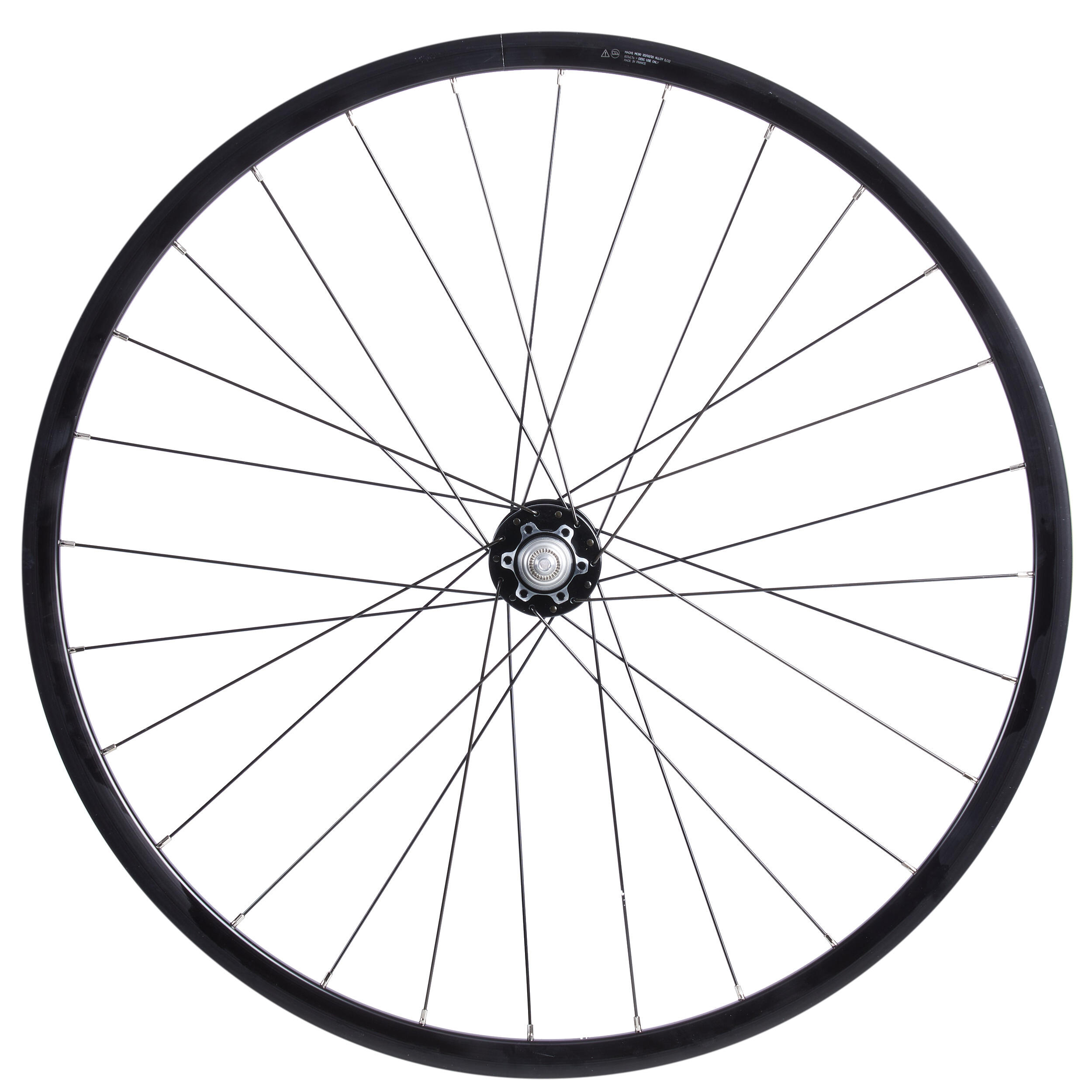 Koło do roweru miejskiego Elops 28" przednie dwukomorowe disc do City Speed 900
