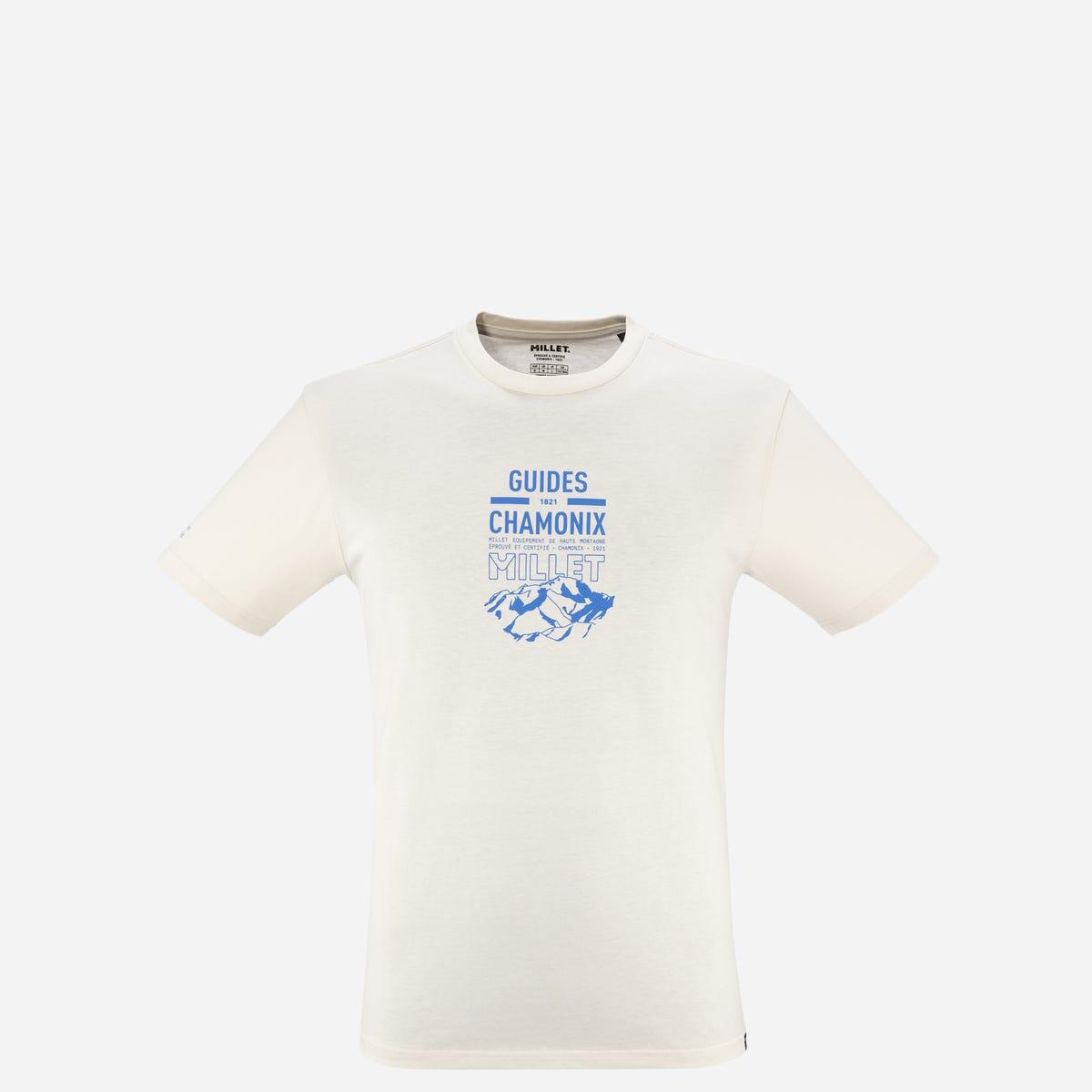 Koszulka męska z krótkim rękawem Millet Cdg Chamonix Logo Ts Ss M regular fit