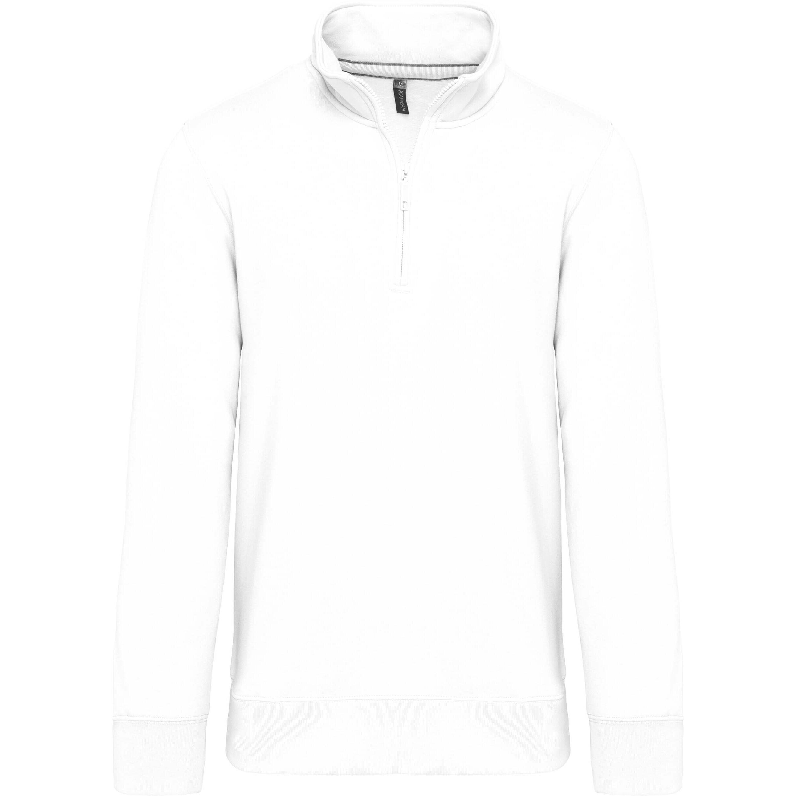 T-shirt bawełniany Kariban Col Zippé