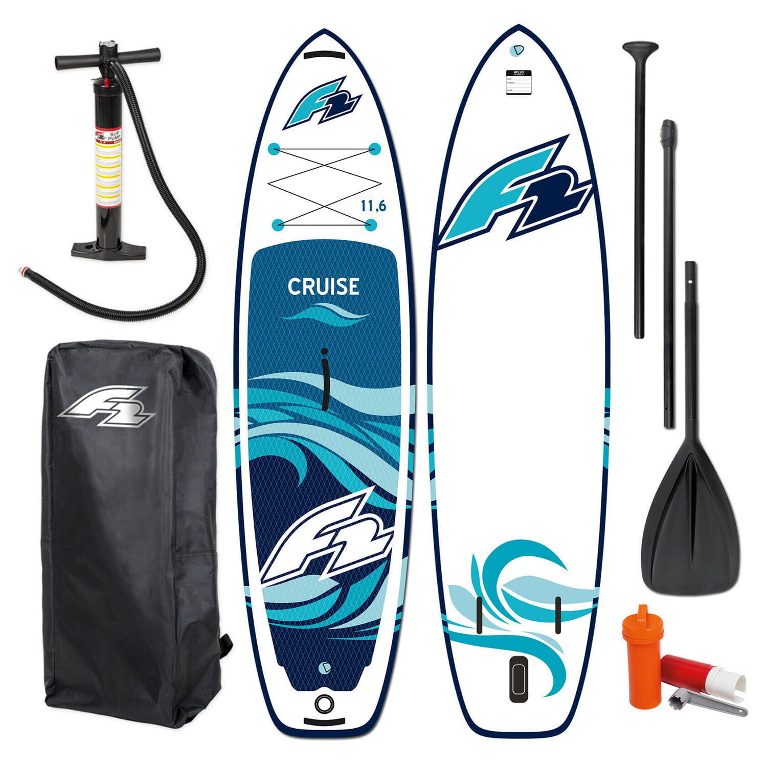 Deska SUP F2 Cruise HFT 11'6" Blue