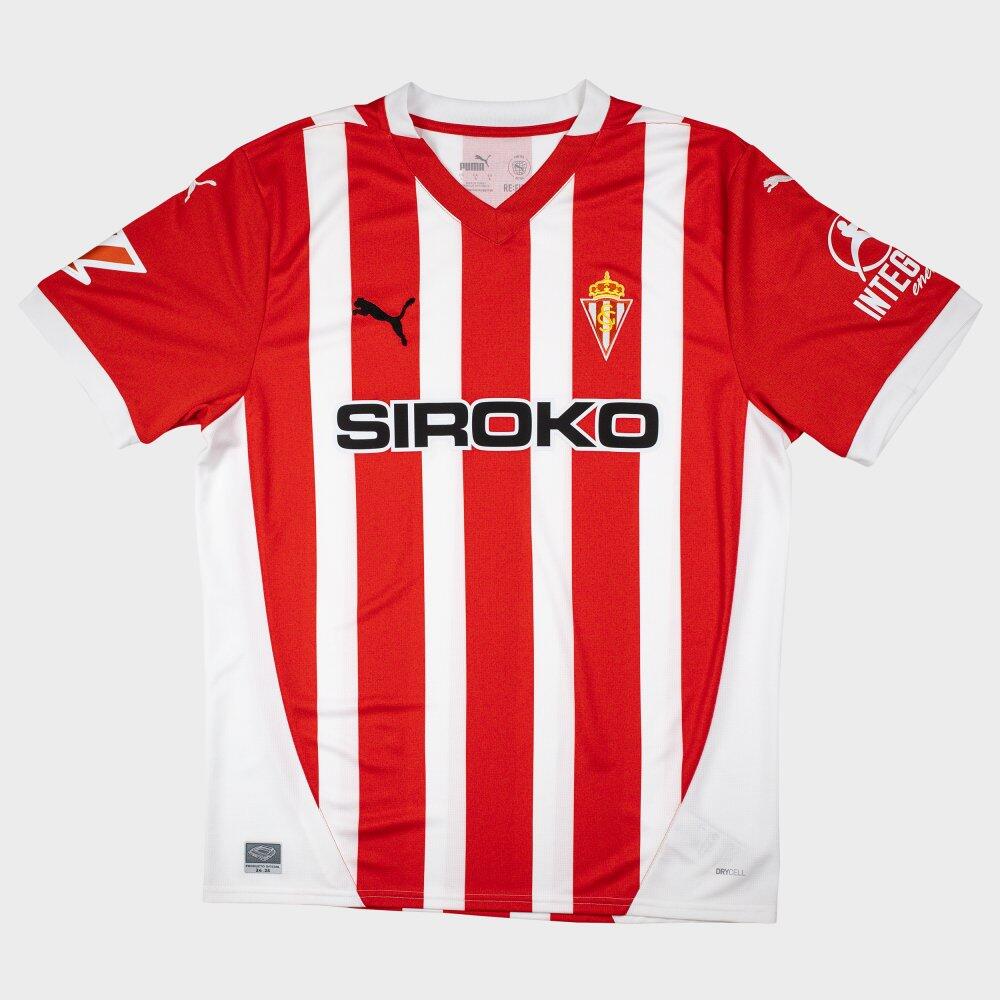 Oficjalna koszulka piłkarska Puma Real Sporting dla dorosłych sezon 2024-25 sp