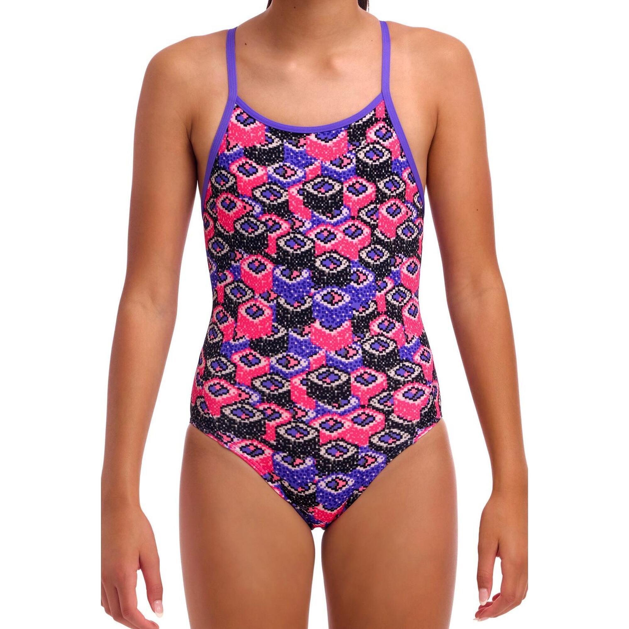 Strój kąpielowy jednoczęściowy FUNKITA Mushi Sushi - dziewczęcy