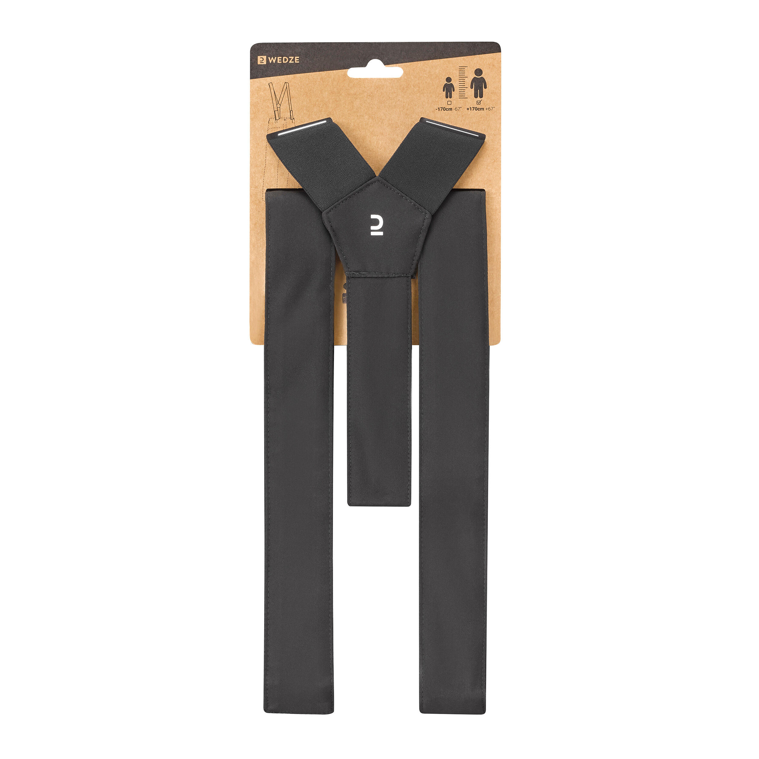 Szelki do spodni narciarskich i snowboardowych unisex Wedze