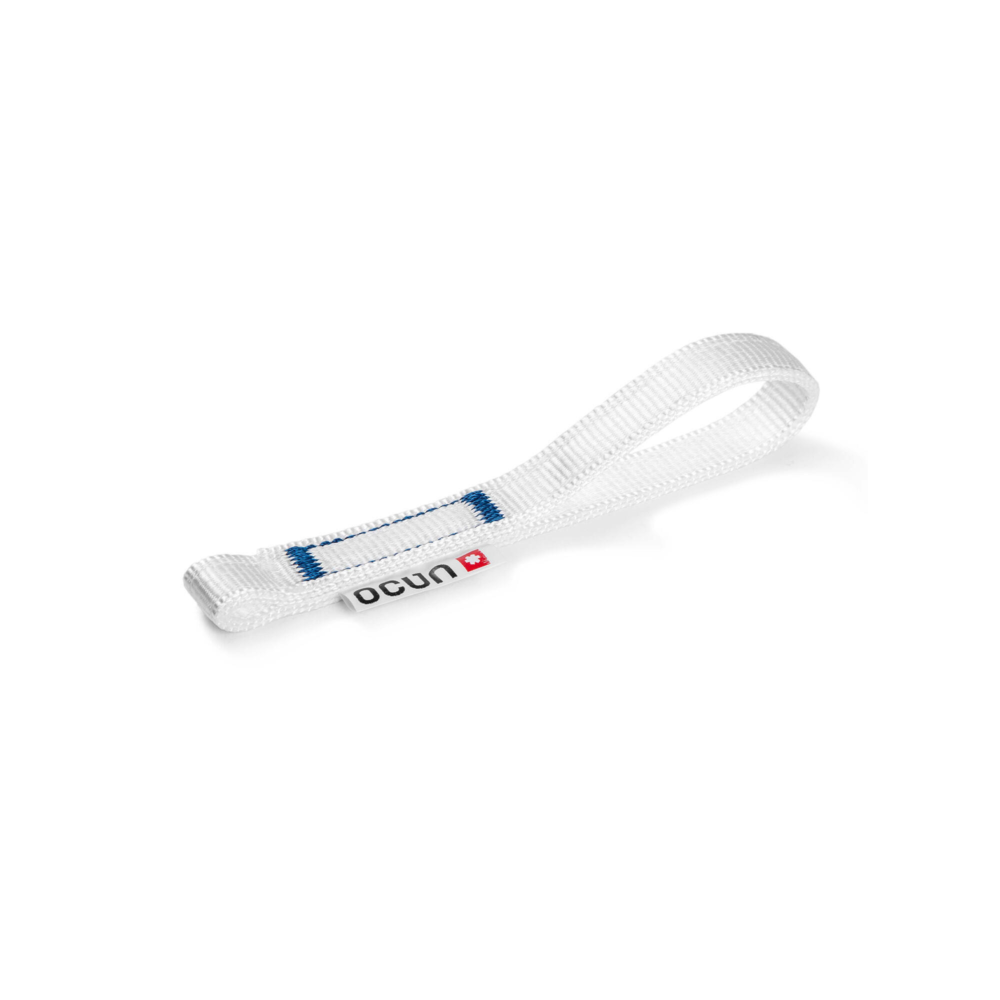 Taśma do ekspresów Ocun Quickdraw Ring Bio-Dyn 15 mm 15 cm - white/blue