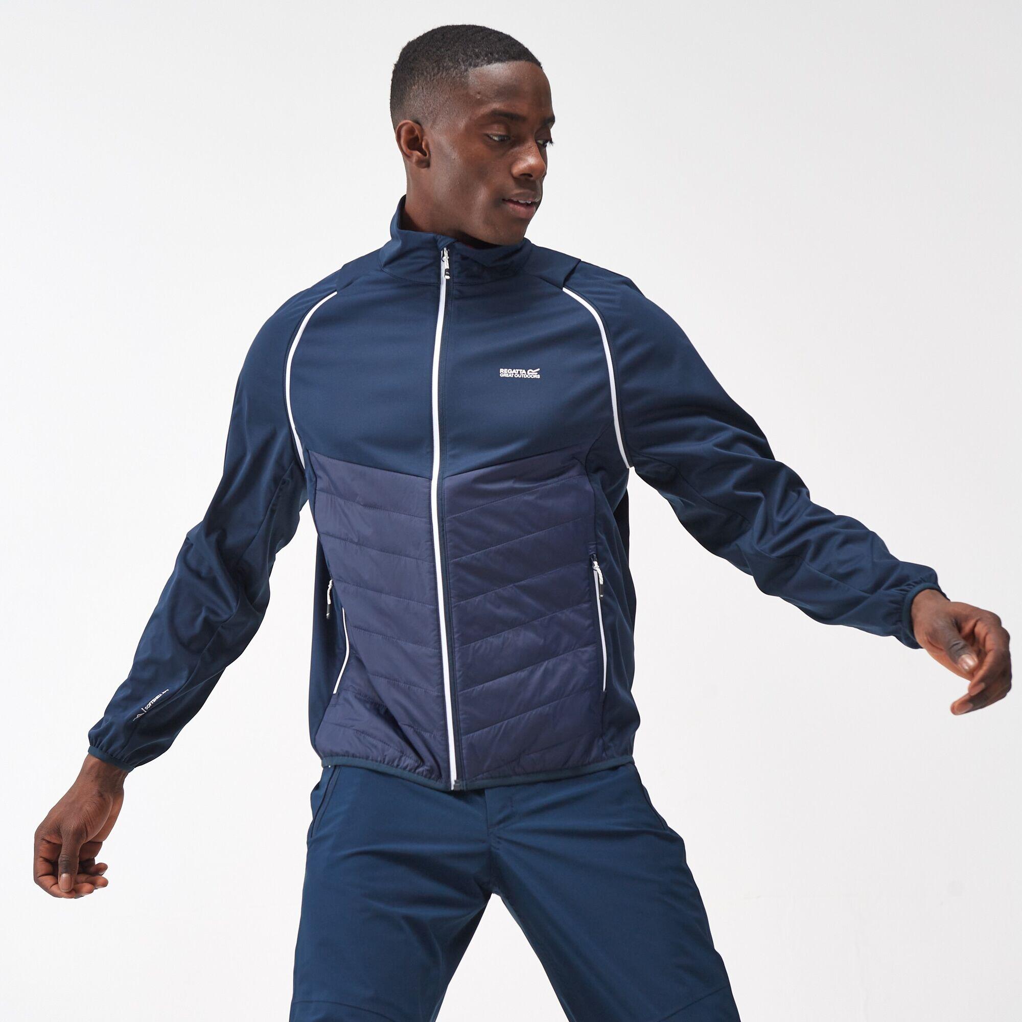 Męska kurtka turystyczna hybrydowa ocieplana Steren