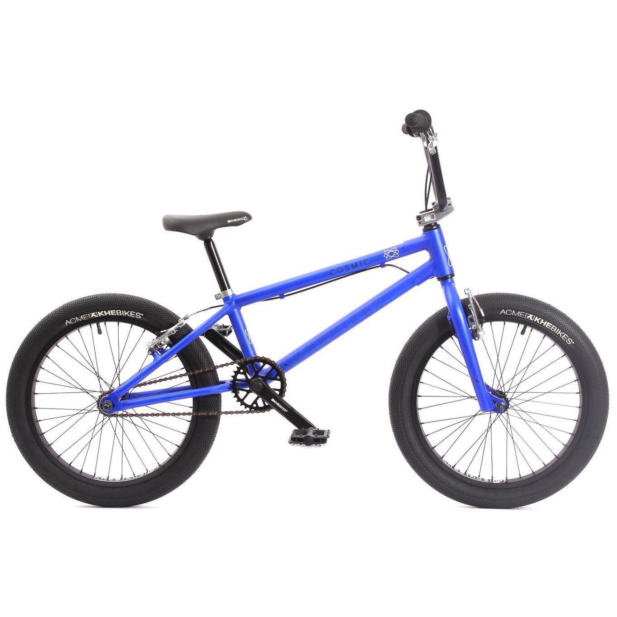 Rower BMX dziecięcy aluminiowy COSMIC AL niebieski 20 cali 10,6 kg
