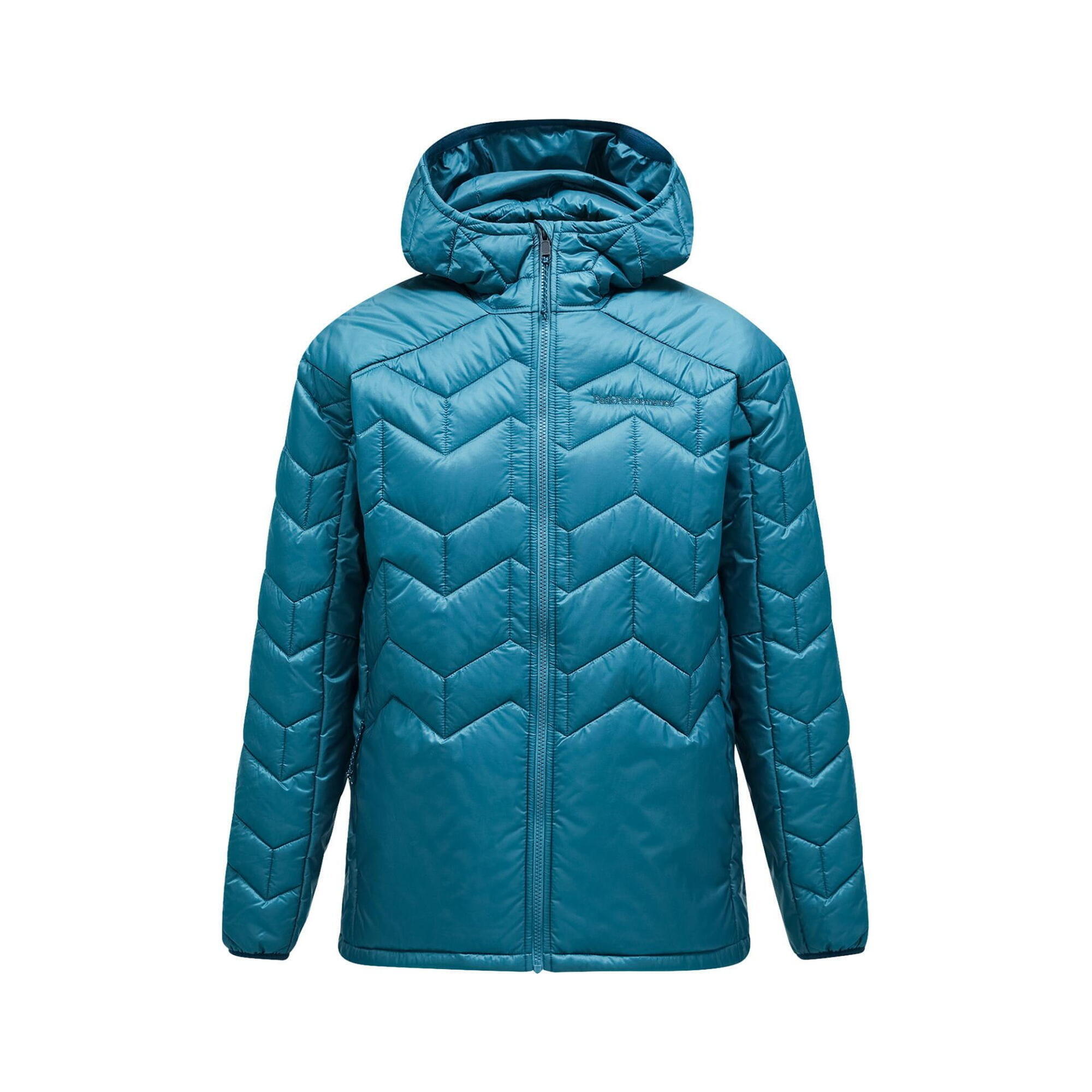 Kurtka Peak Performance męska Elevate Liner Hood turkusowa 24/25