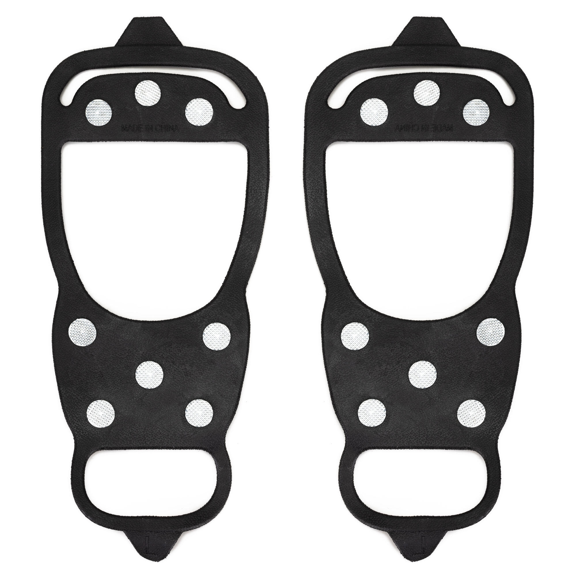 Raczki na buty turystyczne, antypoślizgowe nakładki kolce rozmiar 41-45 czarne