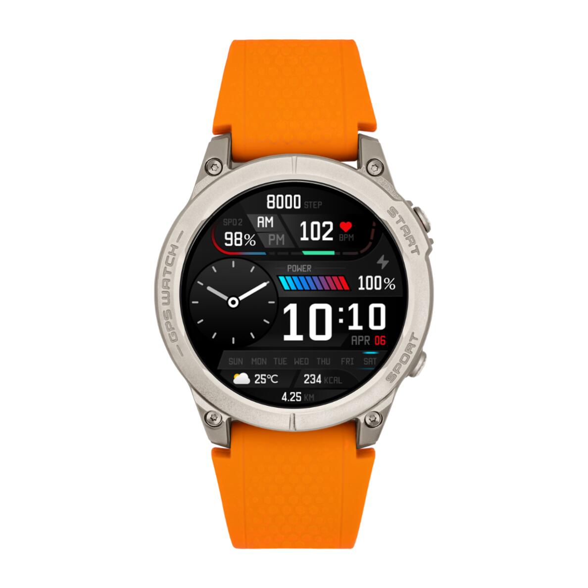 Smartwatch Watchmark GPS Watch 100 trybów sportowych ekran AMOLED