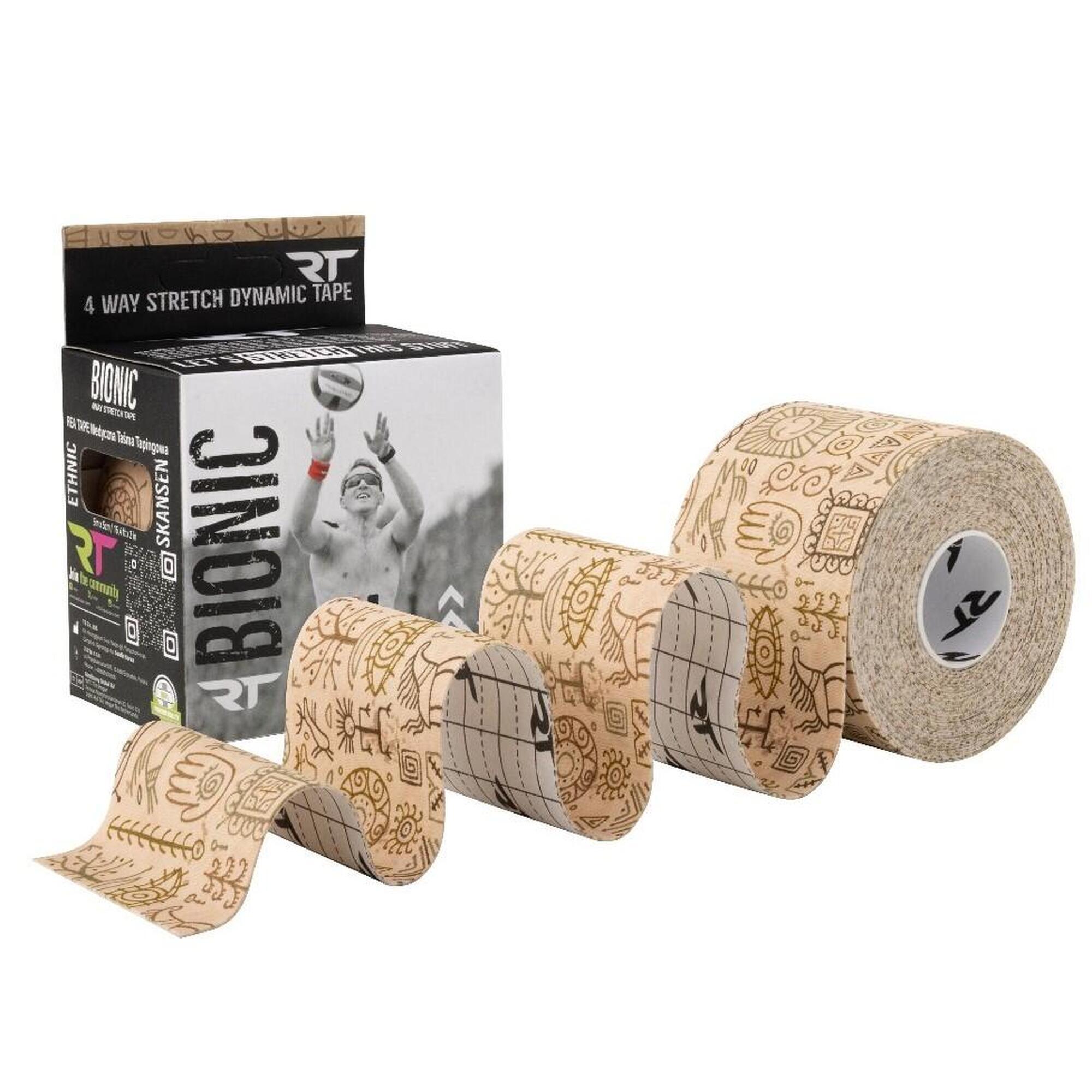 Profesjonalna taśma do kinesiology tapingu marki REA TAPE Bionic