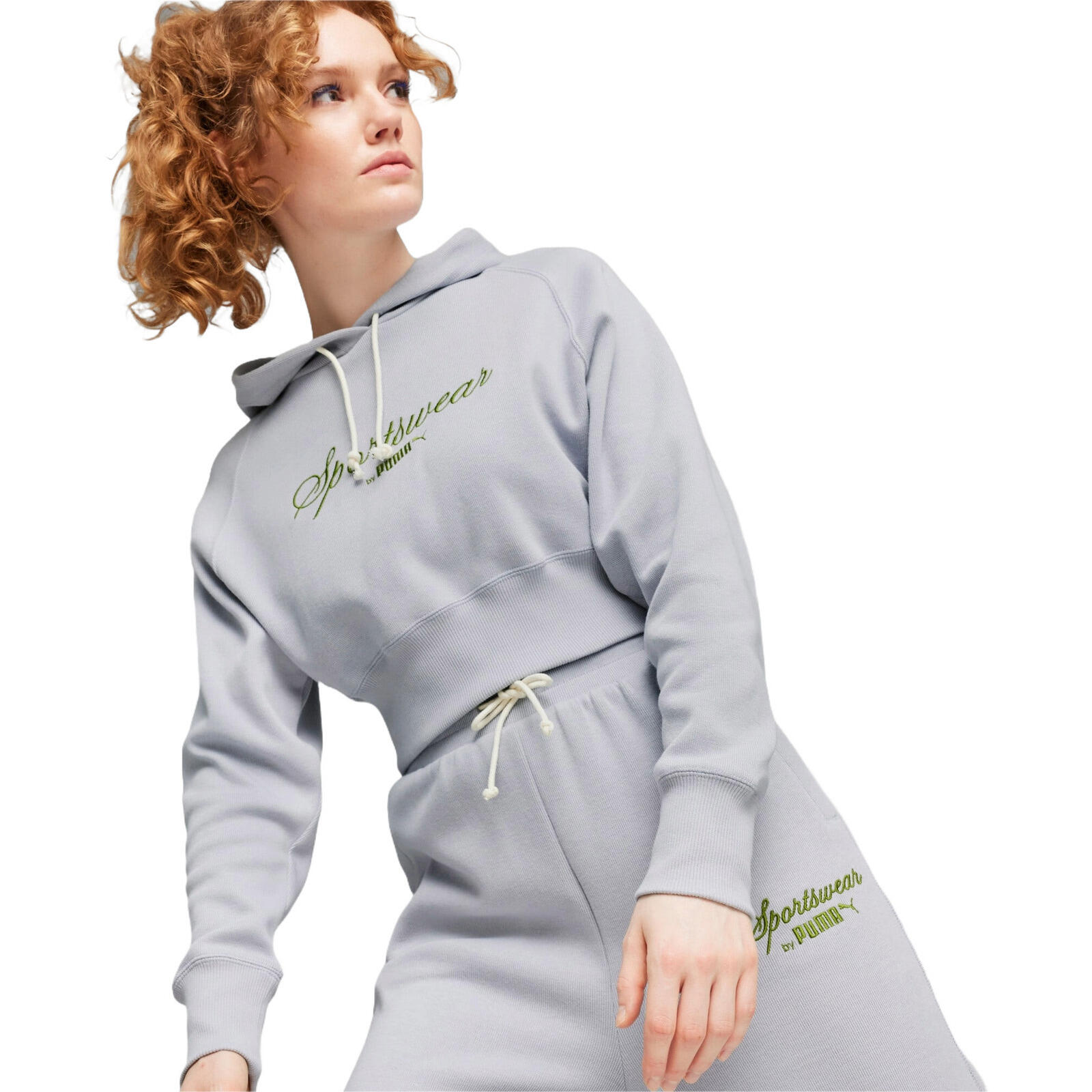 Bluza z kapturem damskie Puma Classics Relaxed Cropped