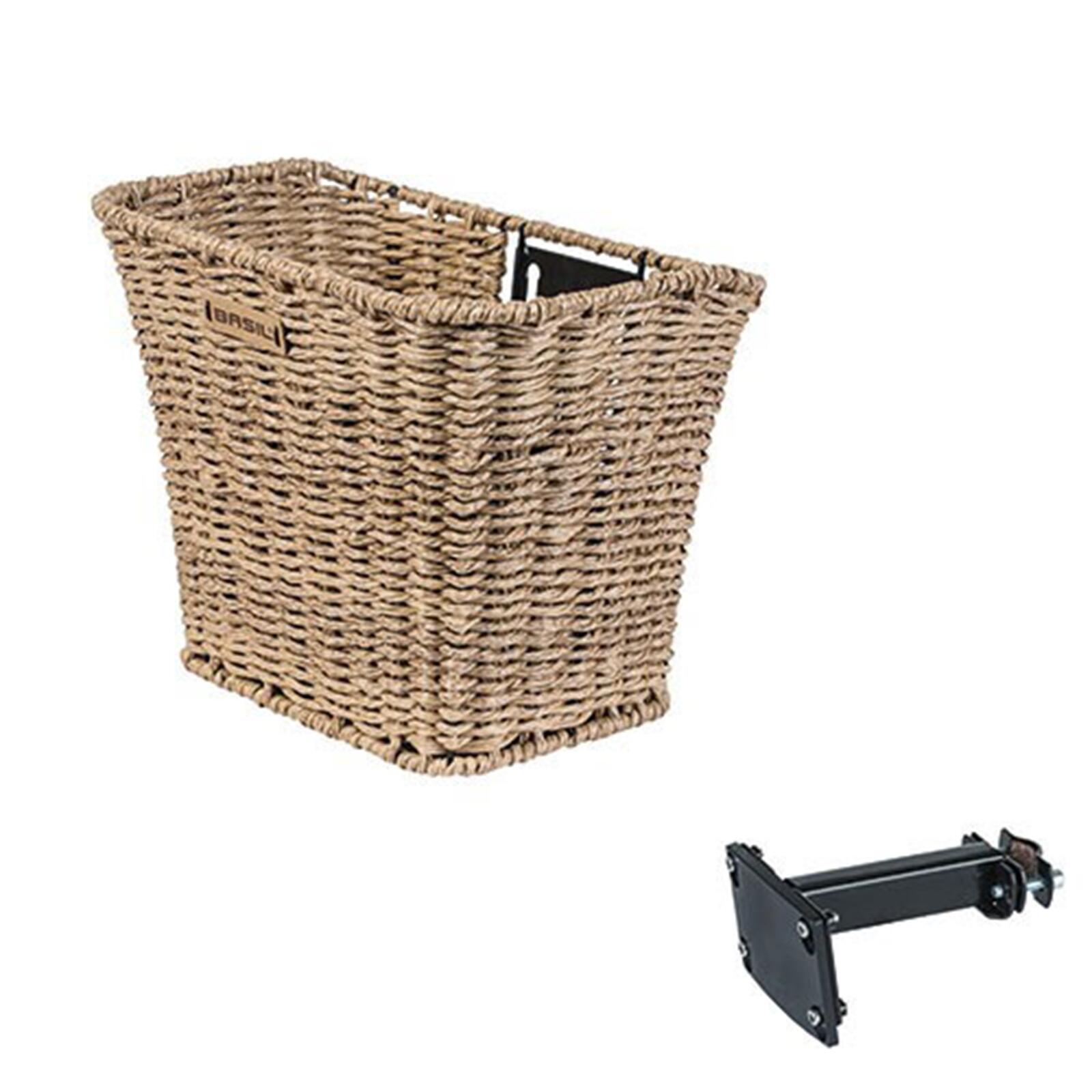 Kosz Rowerowy Bremen Rattan Look Z Uchwytem Na Mostek Fm 27 X 35 X 29 Cm