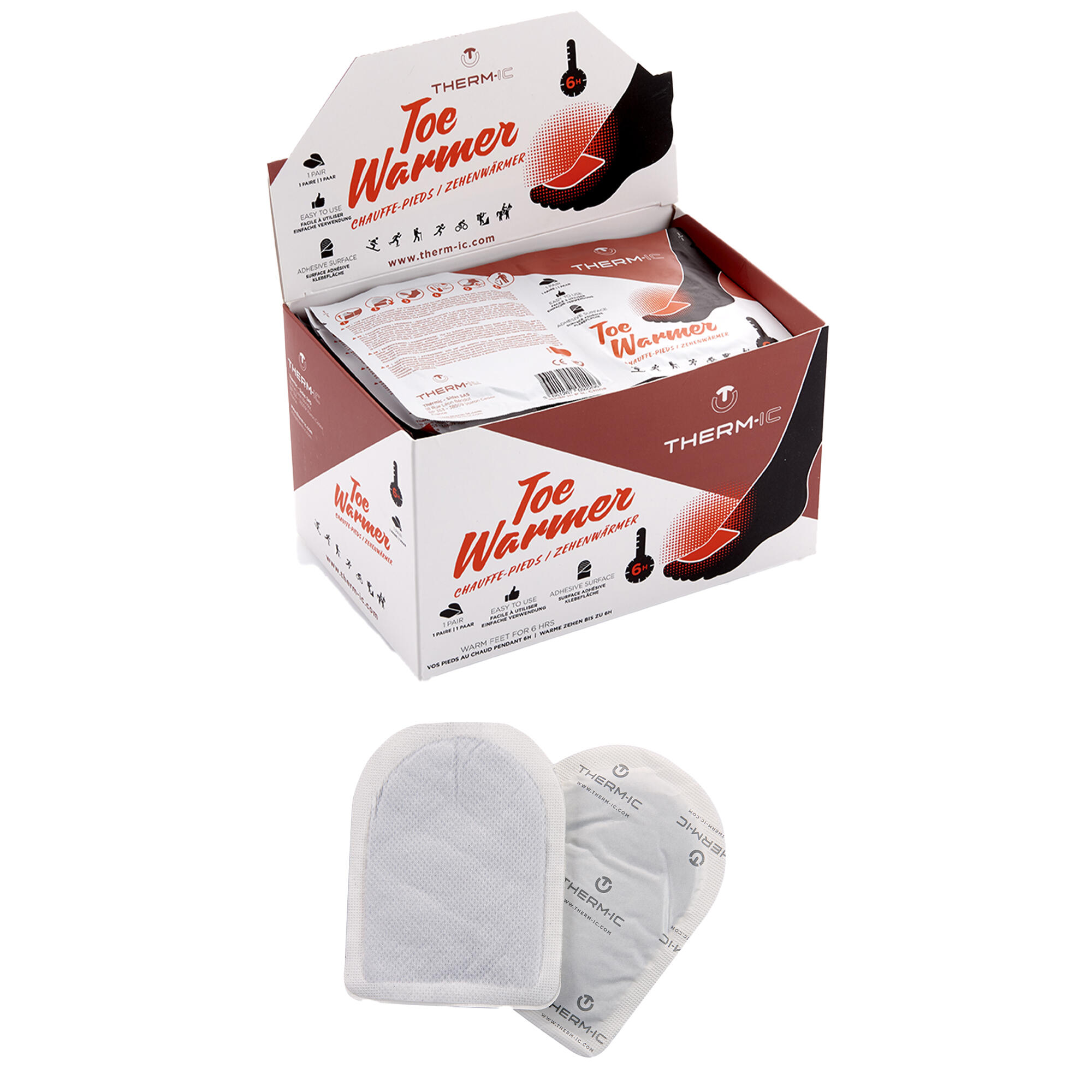 Ocieplacze na palce u stóp ski dla doroslych Therm-ic Toe Warmers pudelko 20 par