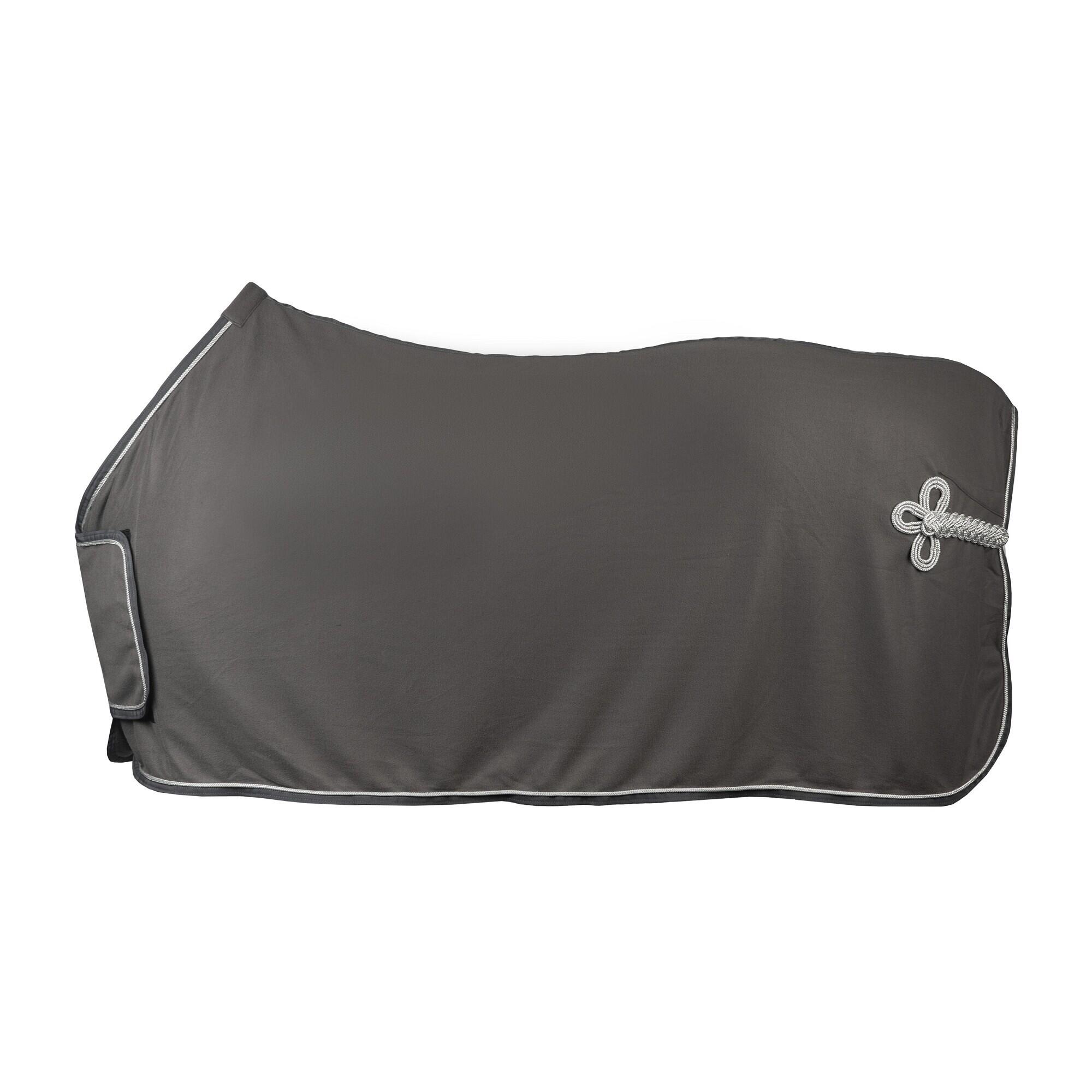 Koc polarowy z klapą na piersi i ozdobą Horka