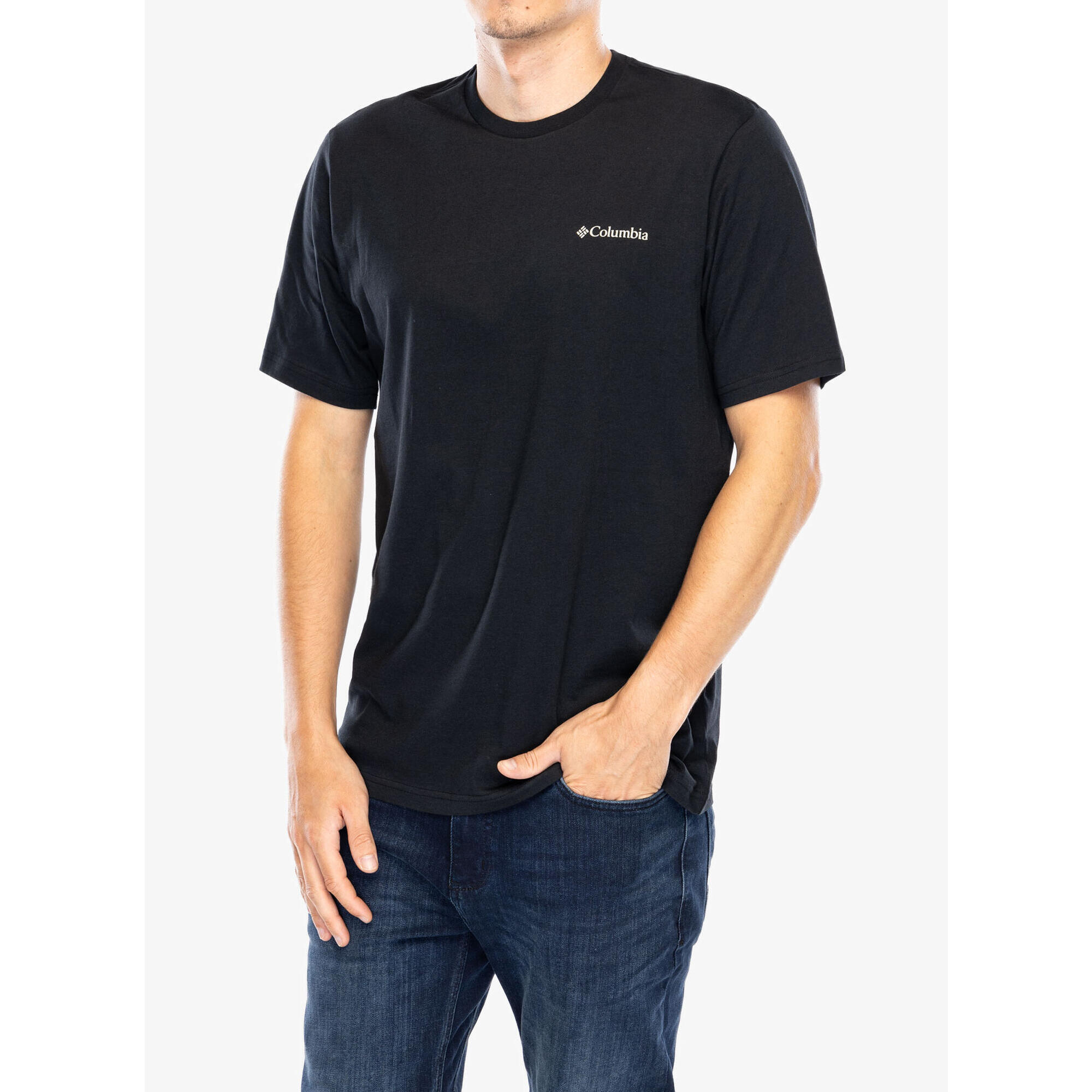 Koszulka bawełniana męska Columbia Rockaway River Graphic SS Tee