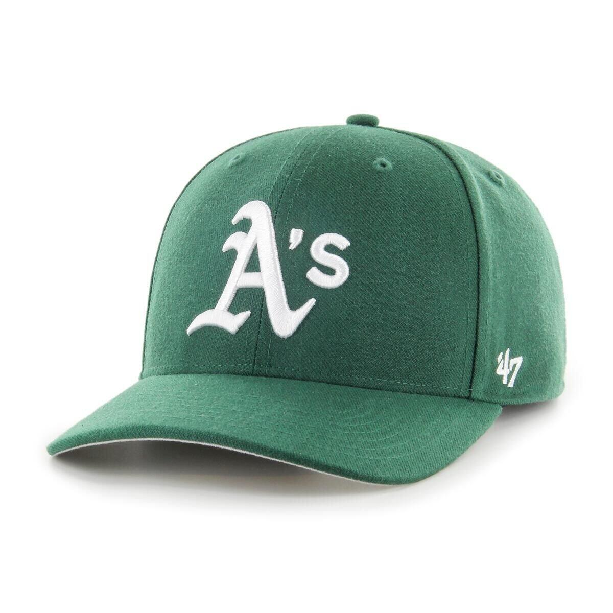 Brand `47 czapka z daszkiem Oakland Athletics Dark Green Cold Zone zielony OSFM