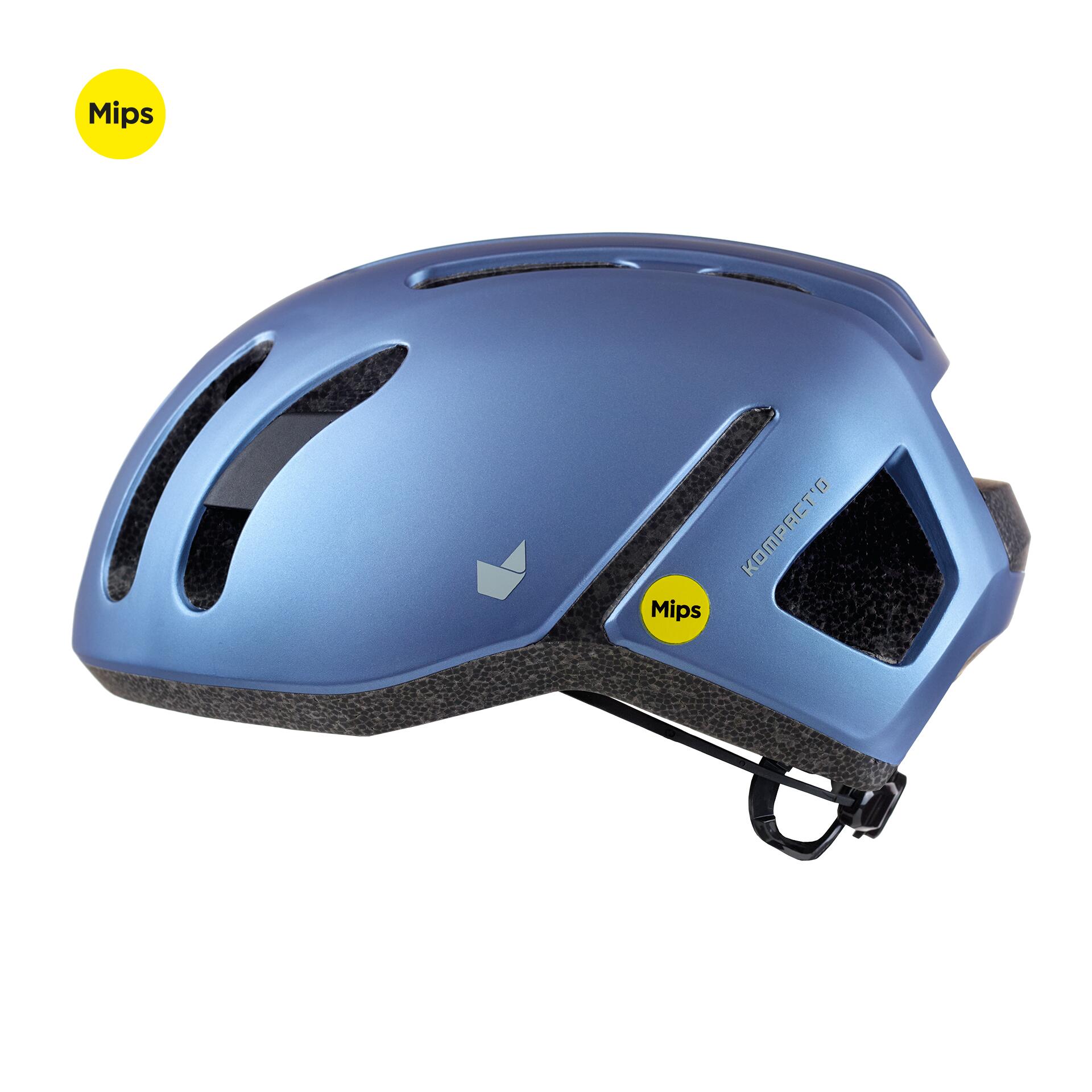 Catlike Kompacto II – Uniwersalny Kask Unisex Niebieski Metaliczny Niebieski L