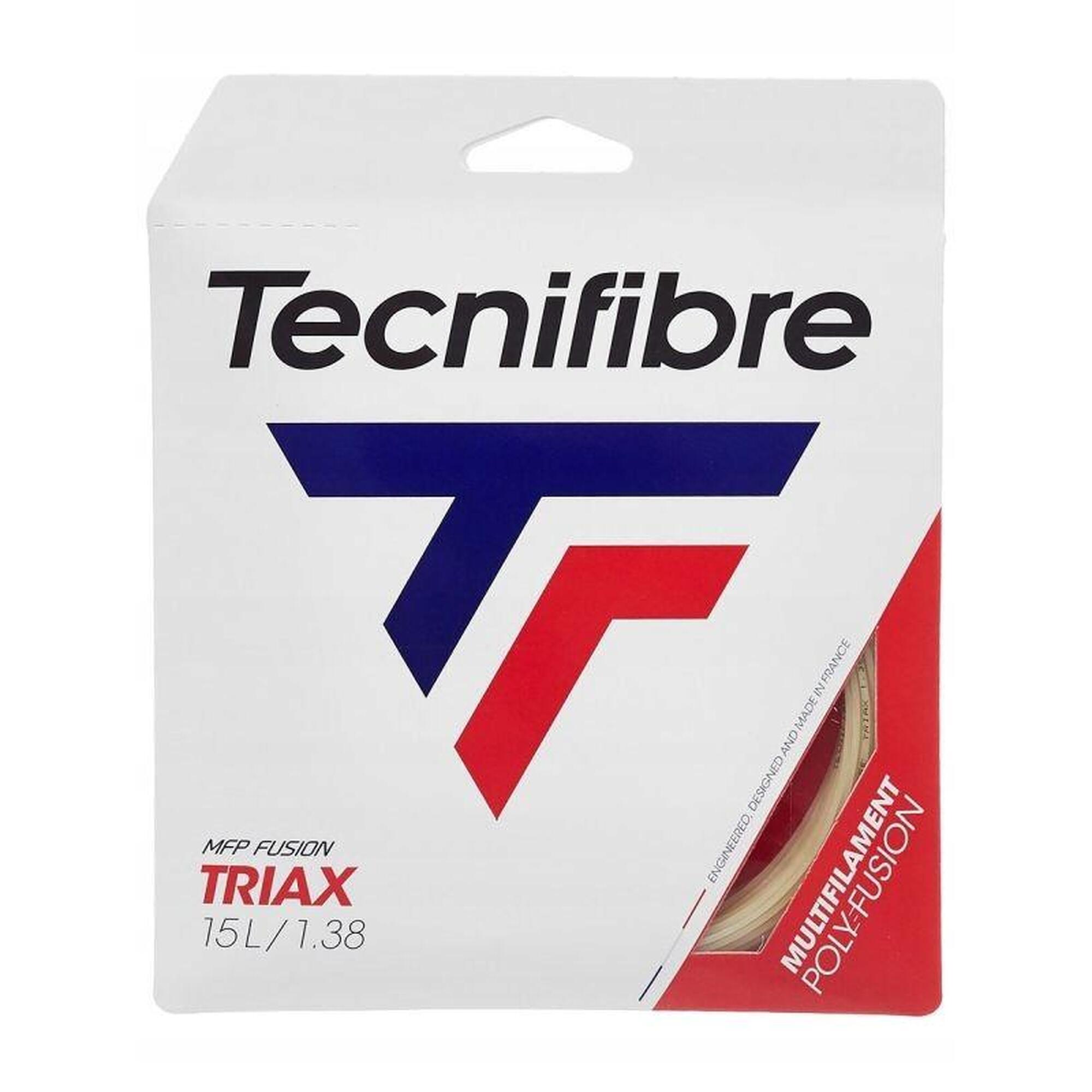 Naciąg tenisowy czarny Tecnifibre TRIAX (12 m)
