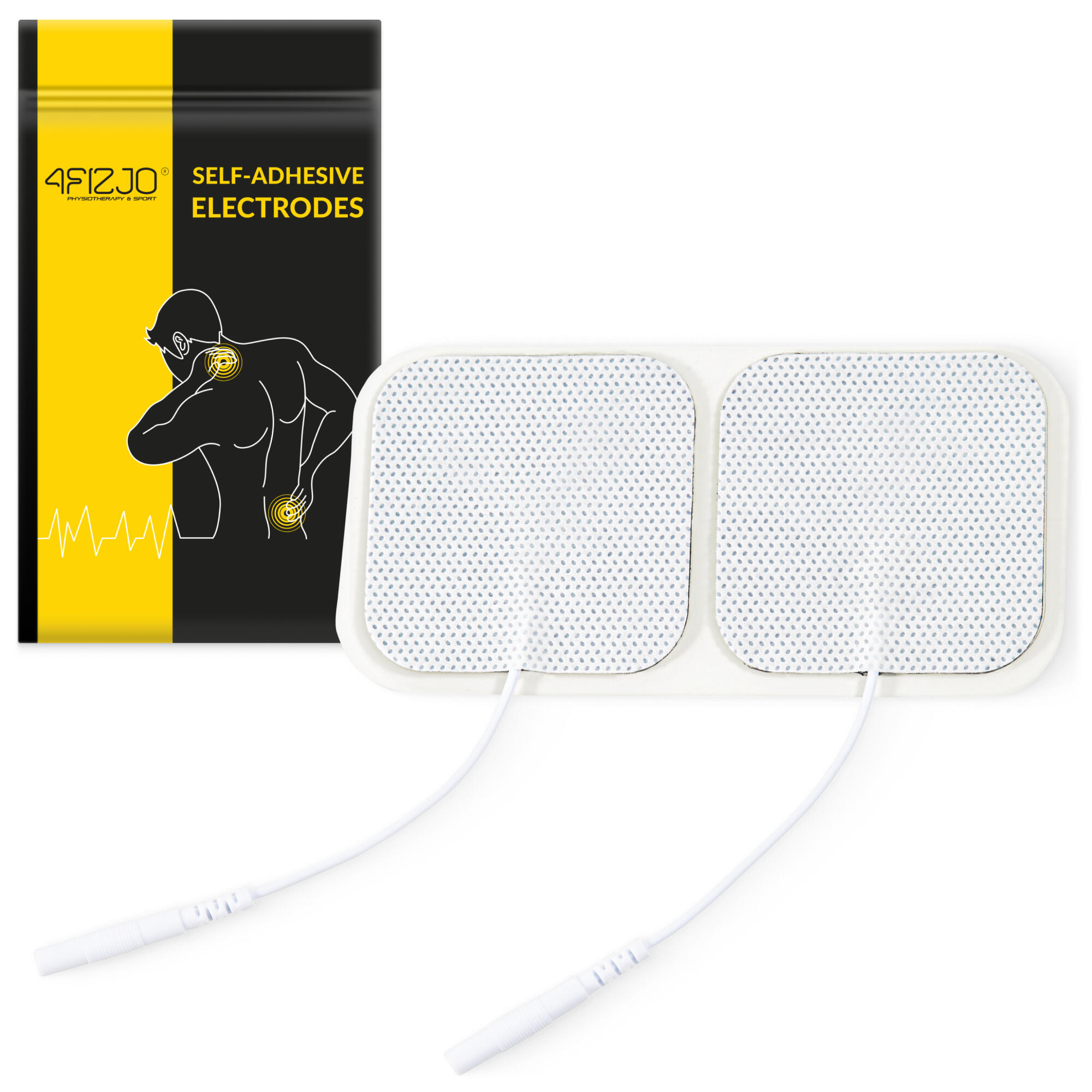 Elektrody żelowe do elektrostymulacji 4FIZJO TENS/EMS 2 sztuki