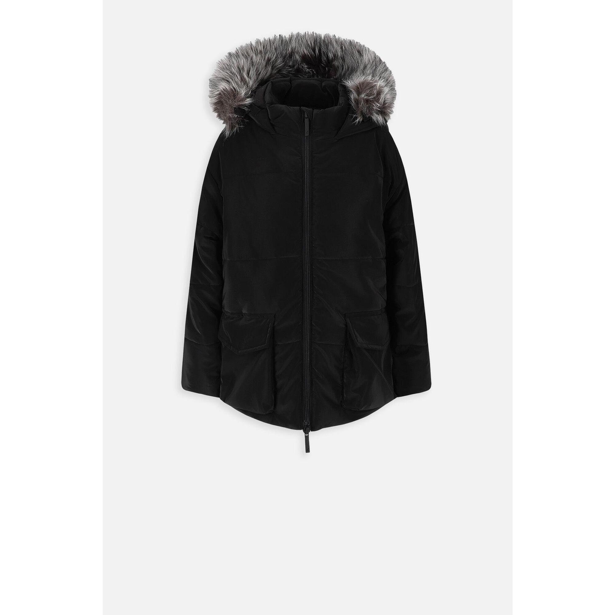 Kurtka zimowa turystyczna dziewczęca Lemon Explore ZL3 czarna