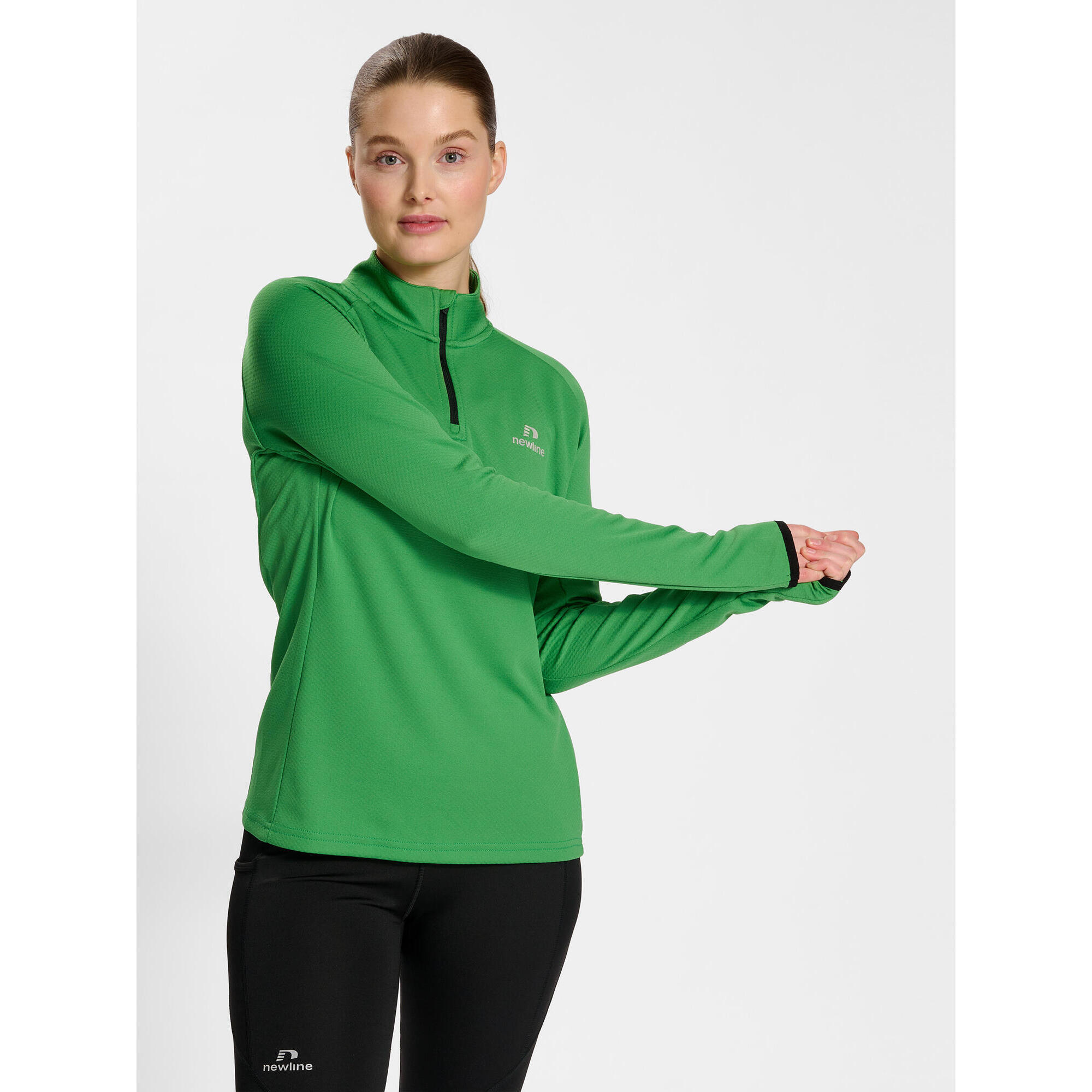 Bluza damska 1/2 zip z długim rękawem Newline Phoenix