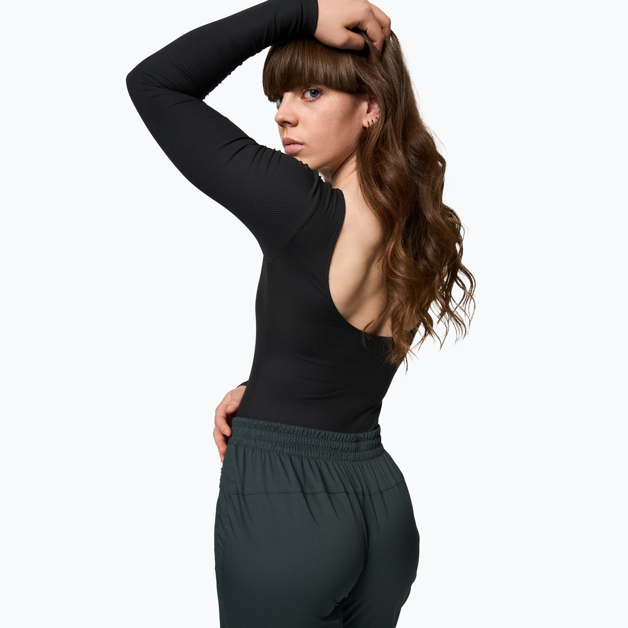 Body treningowe damskie Girlfriend Collective Ava Scoop Back