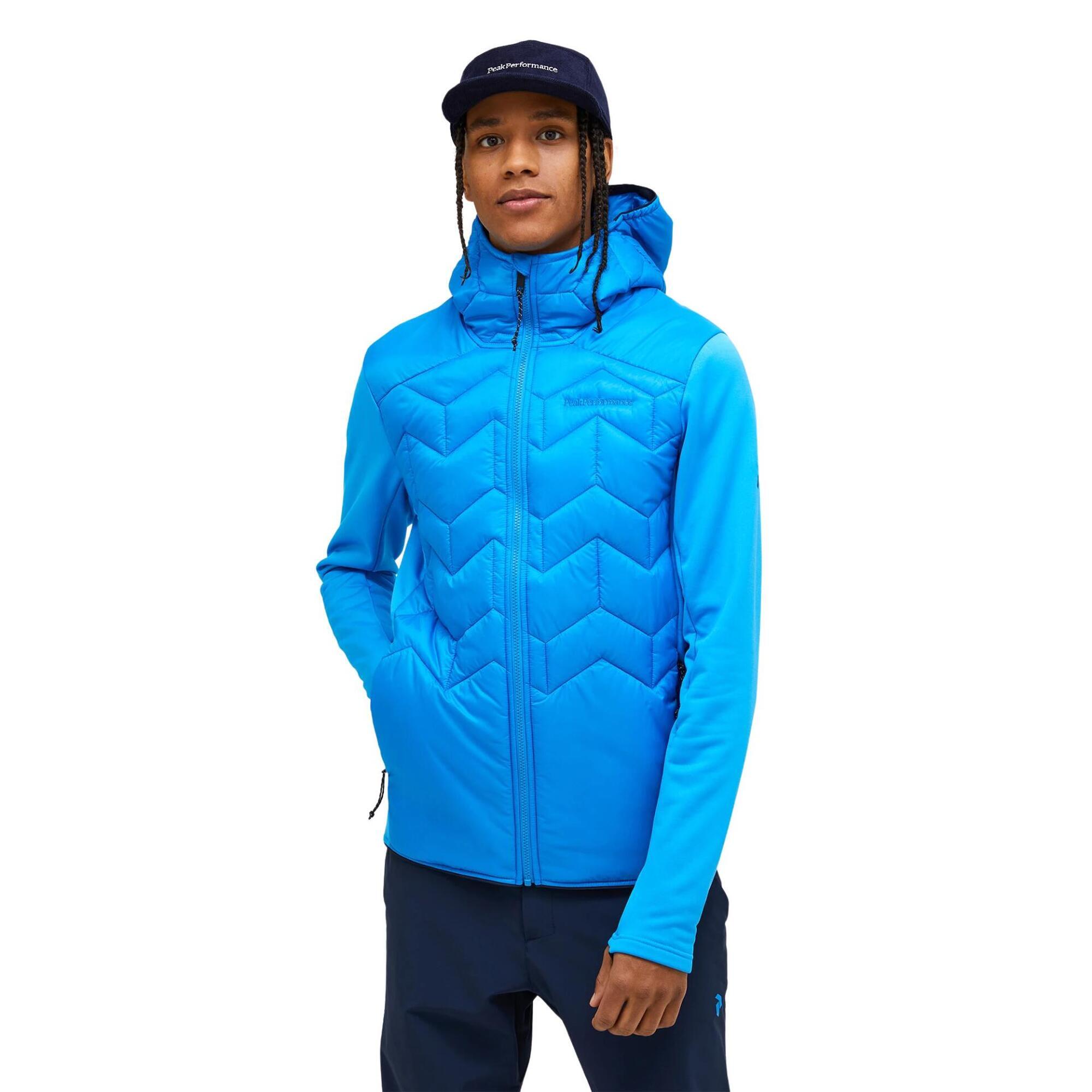 Kurtka Peak Performance męska Elevate Liner Hybrid Hood Jacket niebieska - M