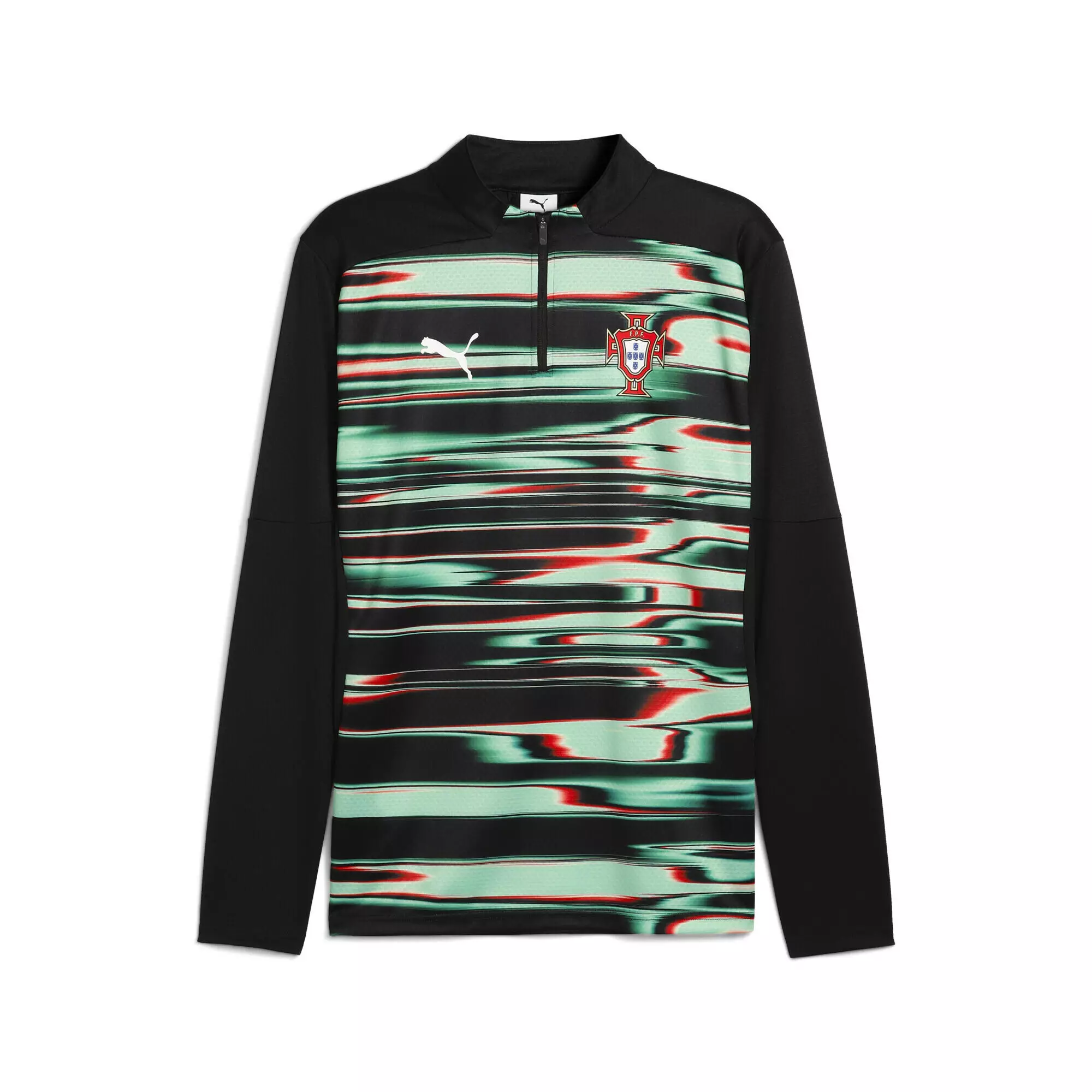 Męska bluza przedmeczowa z zamkiem 1/4 Portugalia PUMA