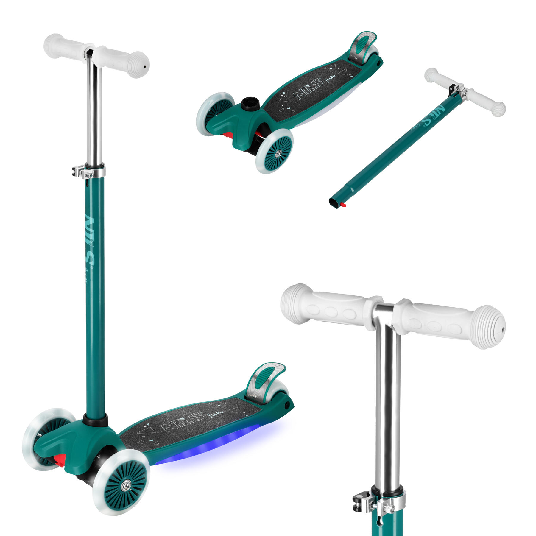 Hulajnoga dziecięca LED HLB1310 Nils Fun