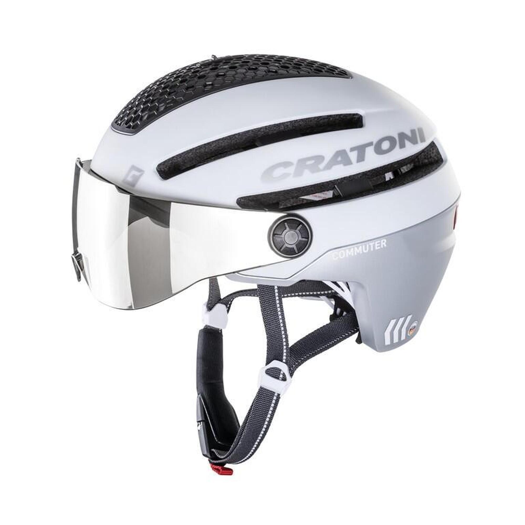 Kask rowerowy Commuter biały matowy